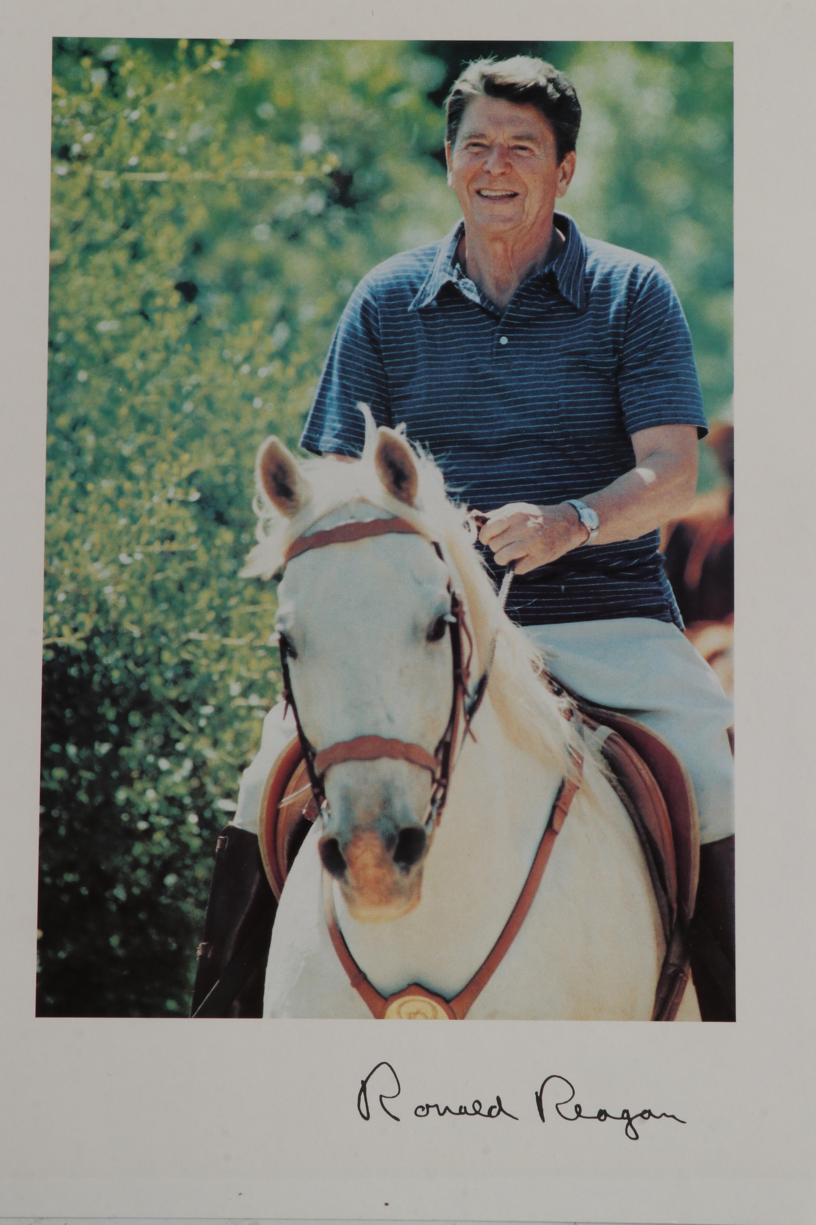 President Ronald Reagan Photo Prints Including Group Presidential Photo