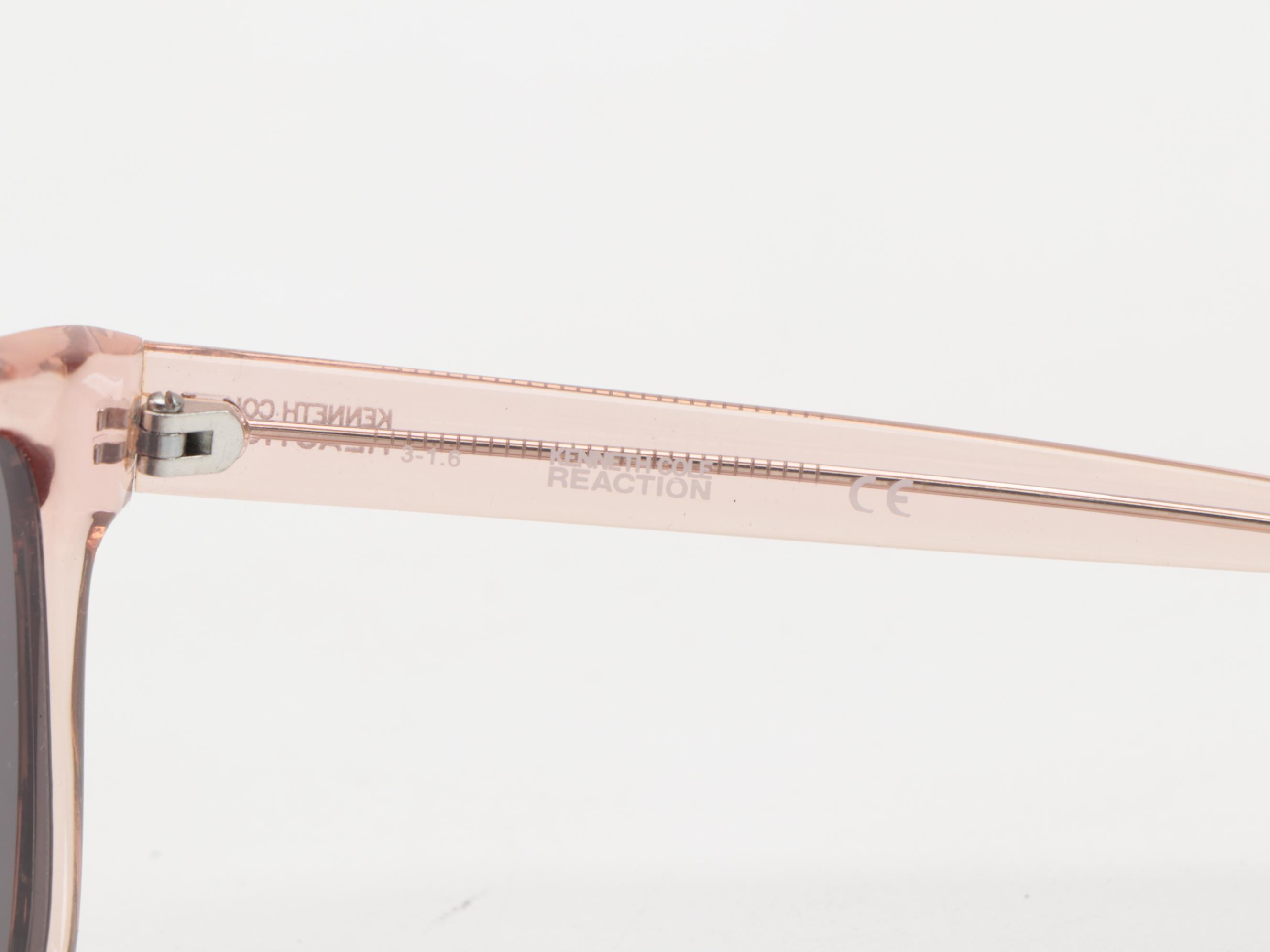 Kenneth Cole KC7203 Square Sunglasses with KC1267 Horn-Rimmed Sunglasses