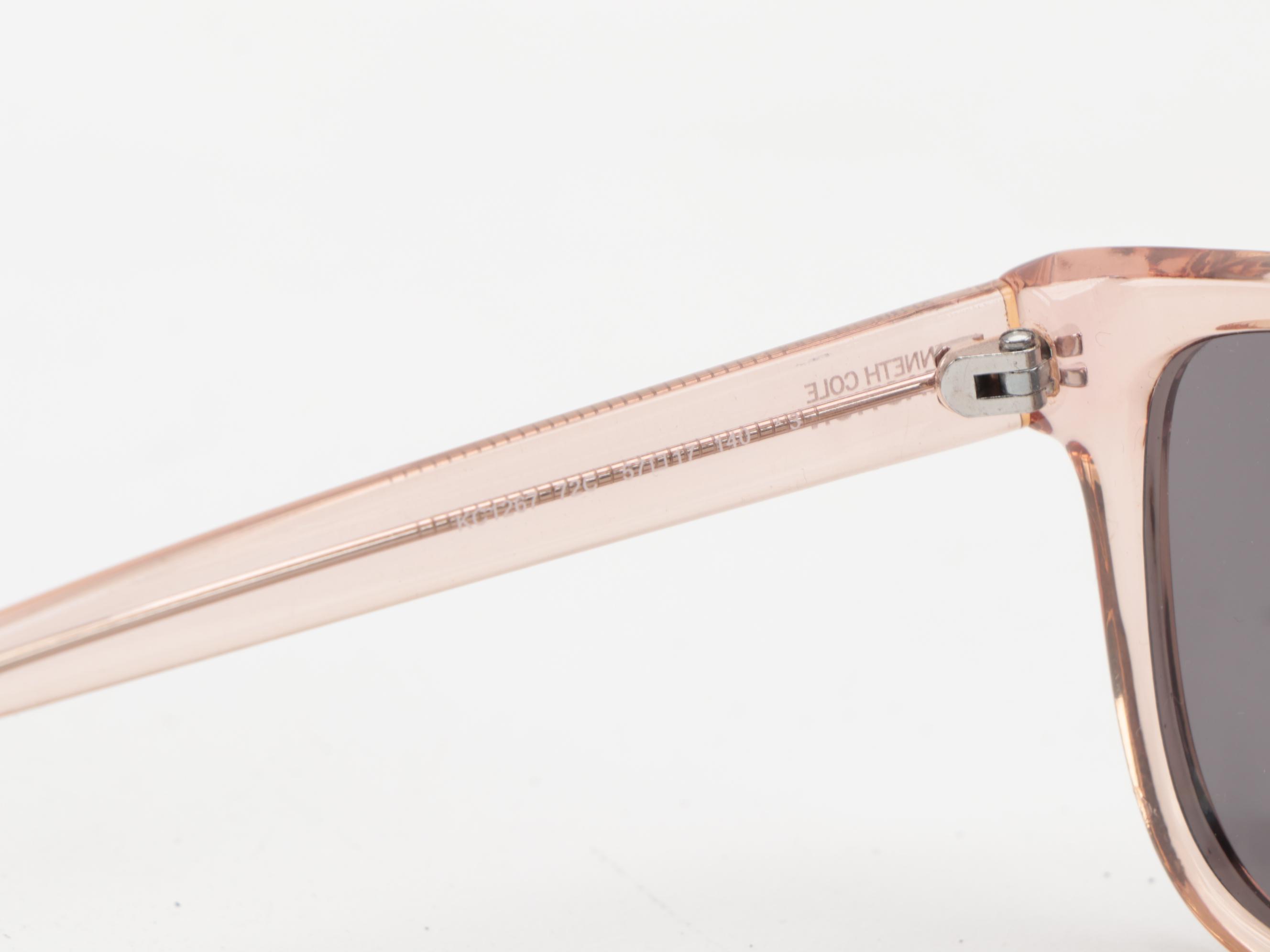 Kenneth Cole KC7203 Square Sunglasses with KC1267 Horn-Rimmed Sunglasses