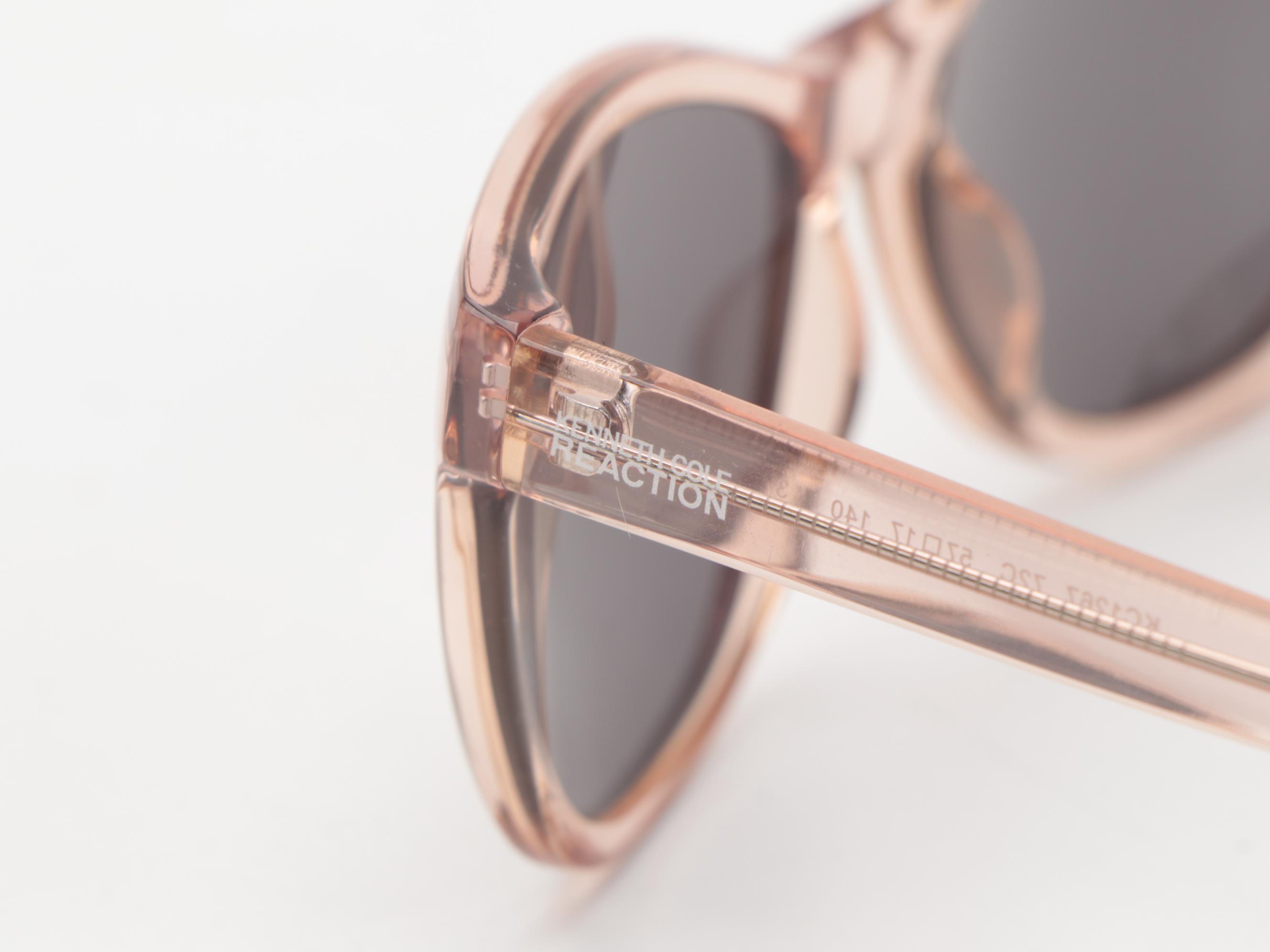 Kenneth Cole KC7203 Square Sunglasses with KC1267 Horn-Rimmed Sunglasses