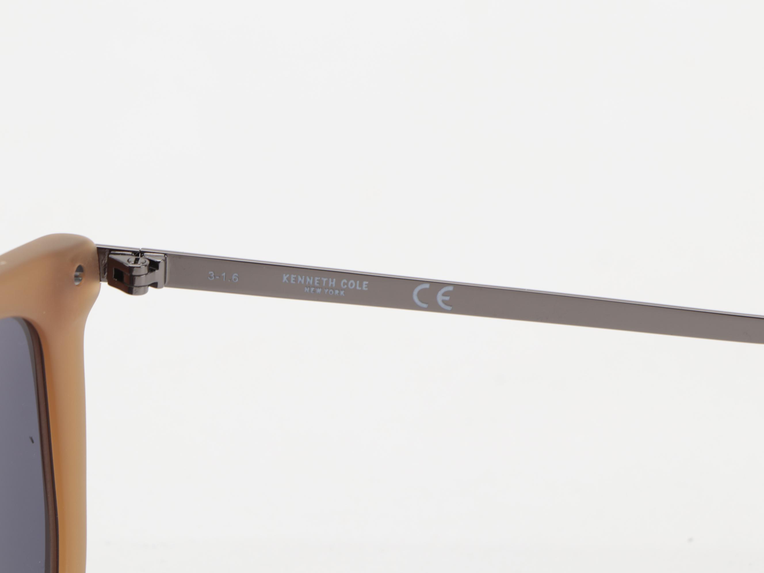 Kenneth Cole KC7203 Square Sunglasses with KC1267 Horn-Rimmed Sunglasses