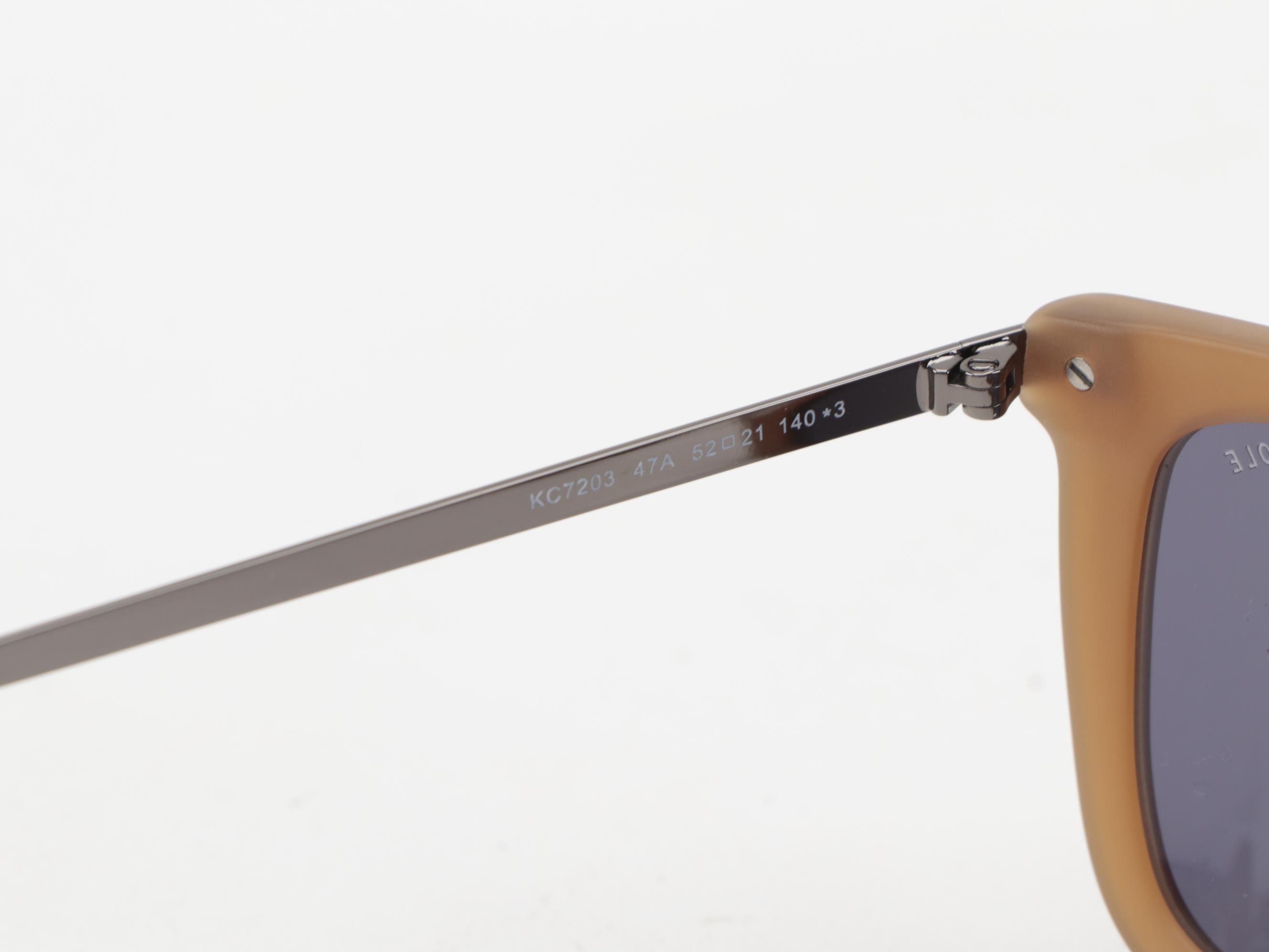 Kenneth Cole KC7203 Square Sunglasses with KC1267 Horn-Rimmed Sunglasses