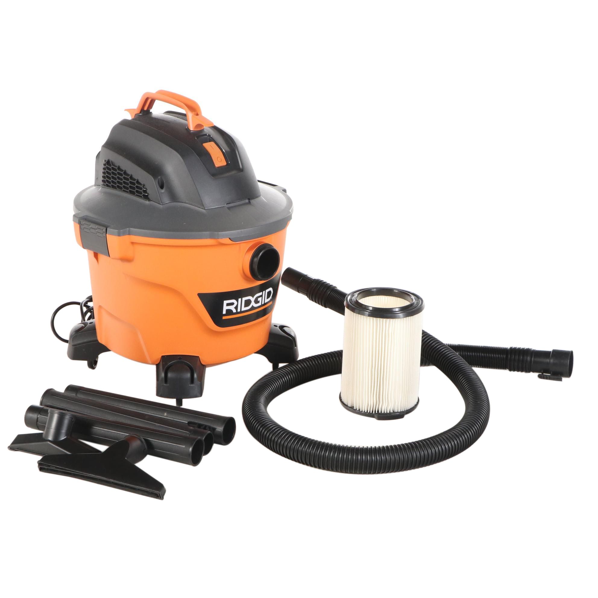 RIDGID HD09001 9-Gallon Electric Wet/Dry Shop Vacuum