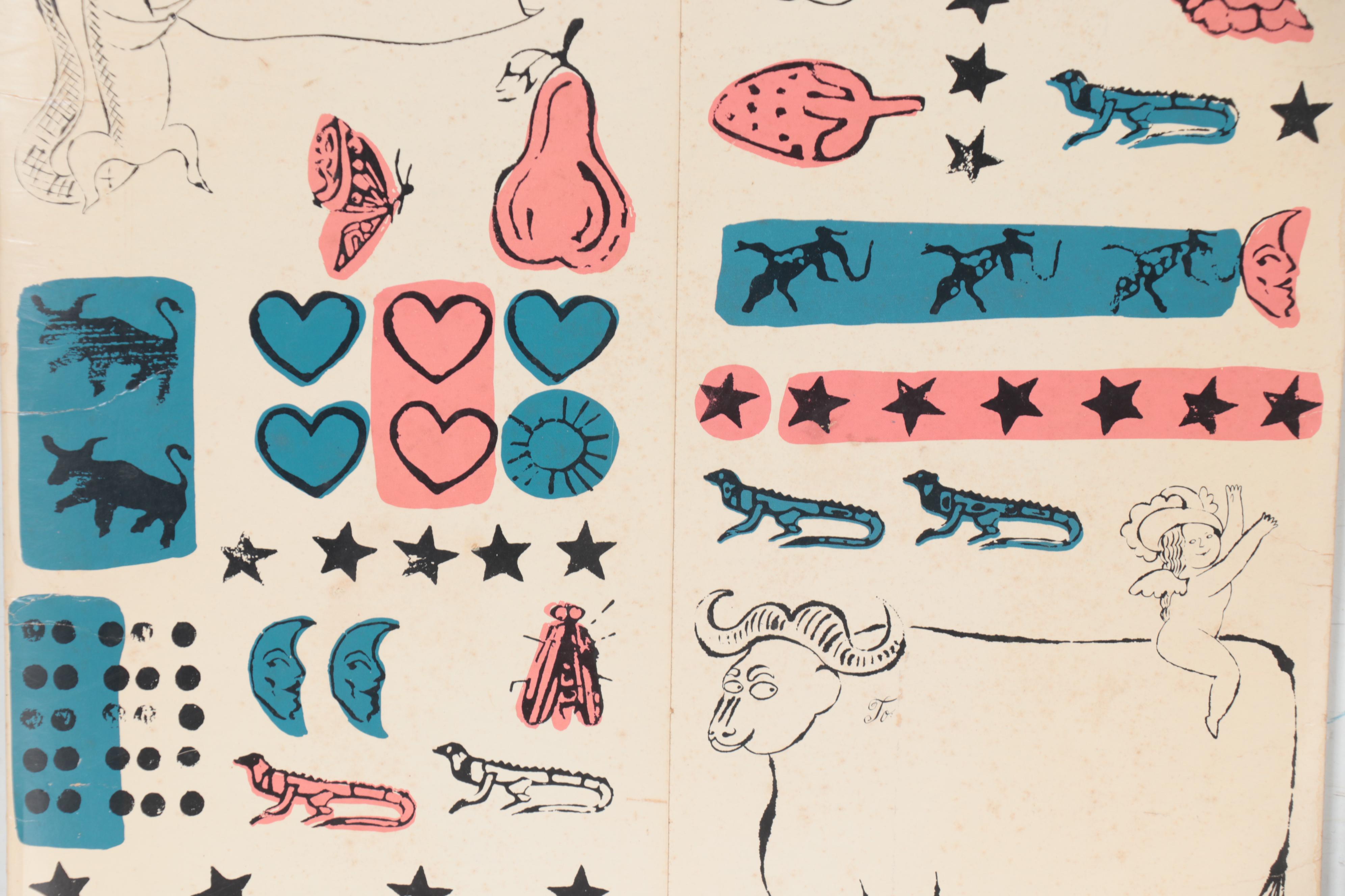 First Edition "A Coloring Book" Drawings by Andy Warhol, 1990