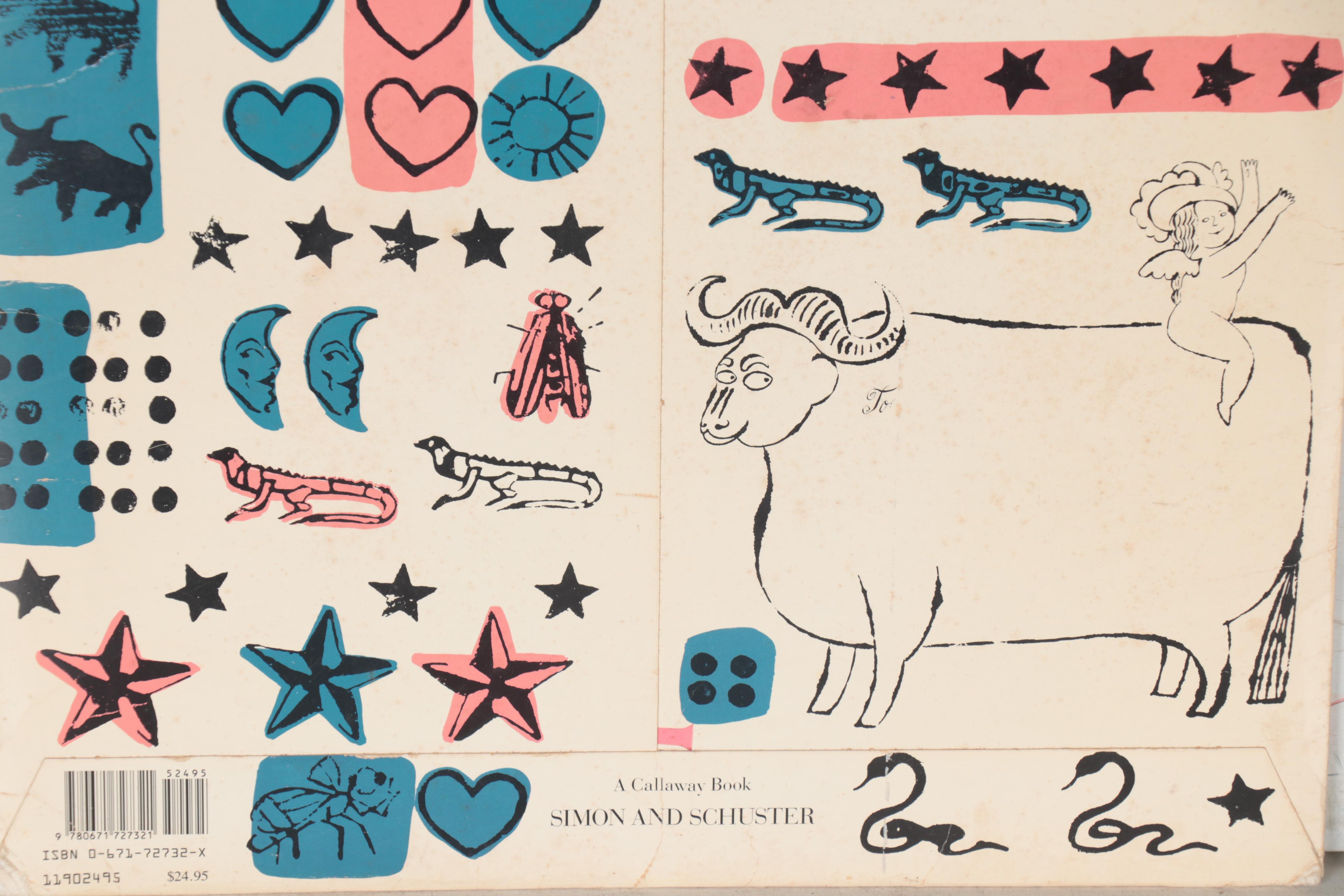 First Edition "A Coloring Book" Drawings by Andy Warhol, 1990
