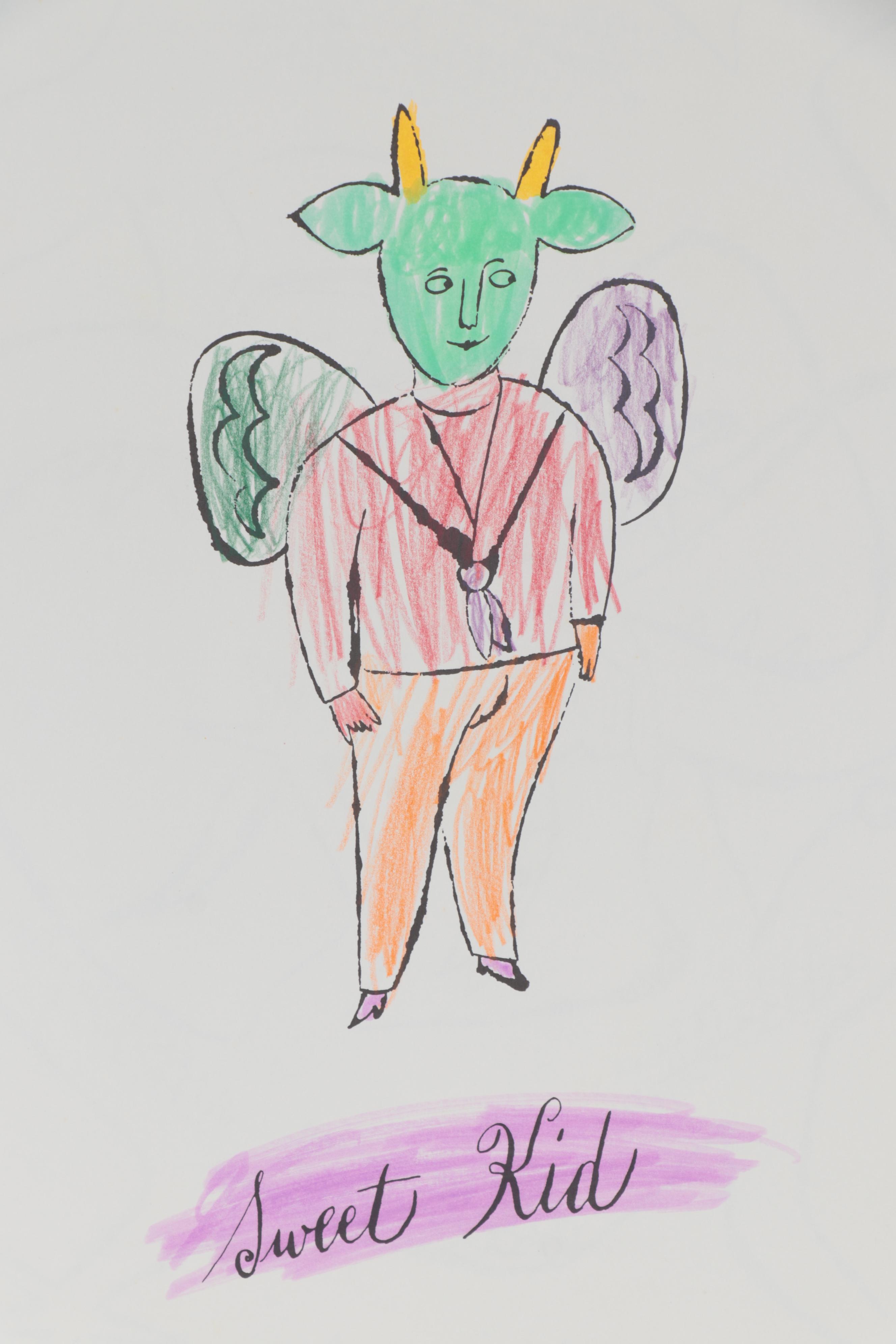 First Edition "A Coloring Book" Drawings by Andy Warhol, 1990