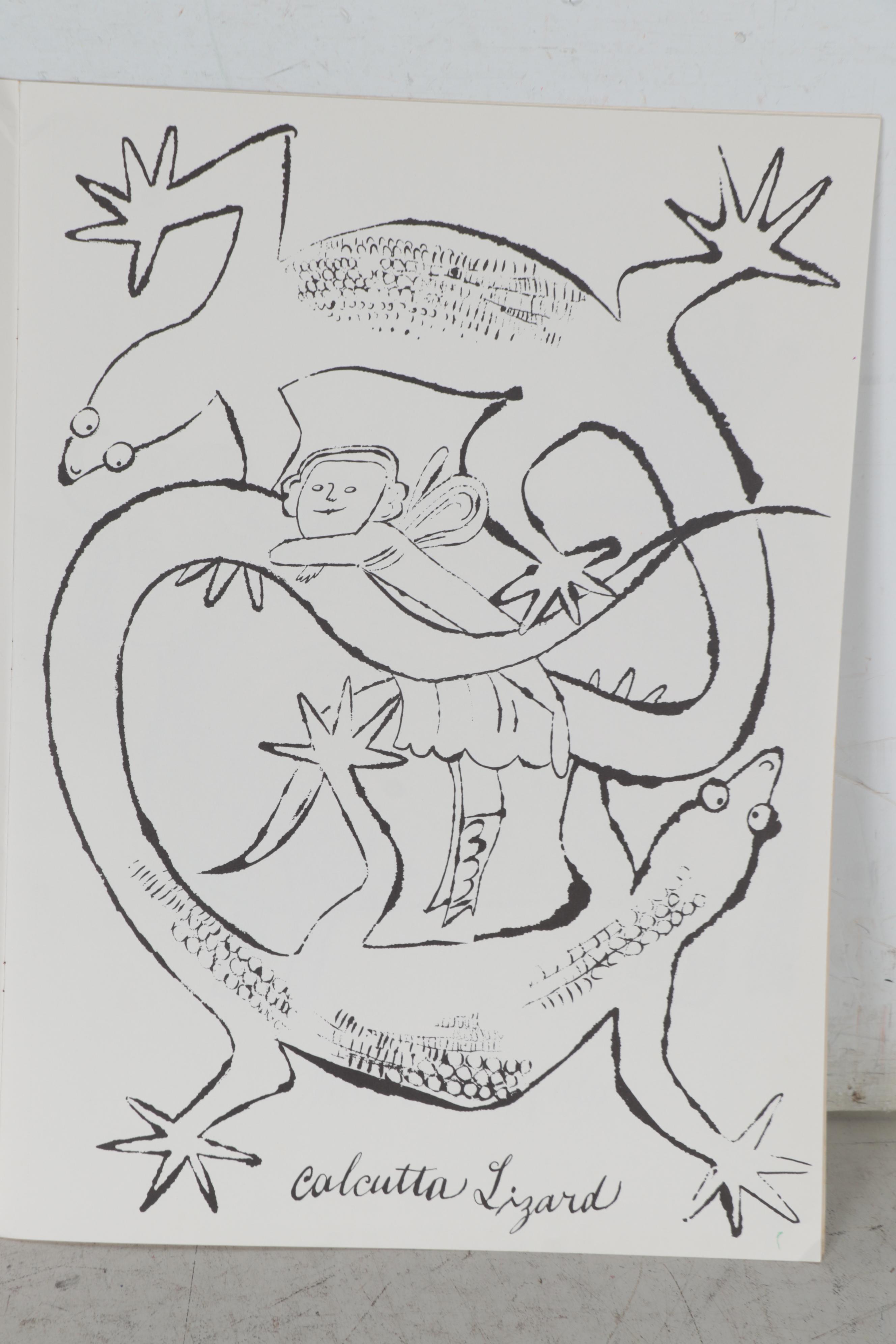 First Edition "A Coloring Book" Drawings by Andy Warhol, 1990