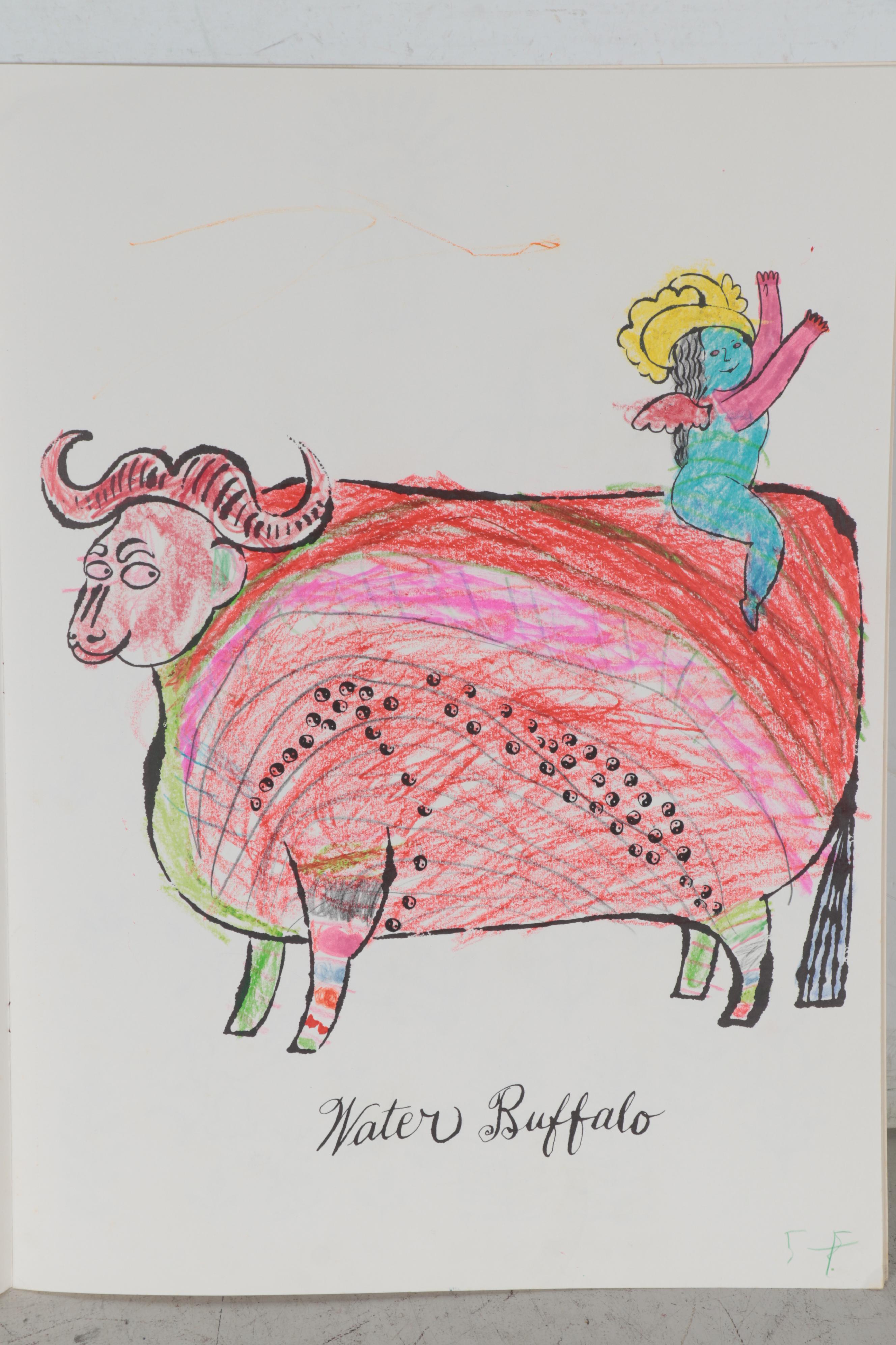 First Edition "A Coloring Book" Drawings by Andy Warhol, 1990