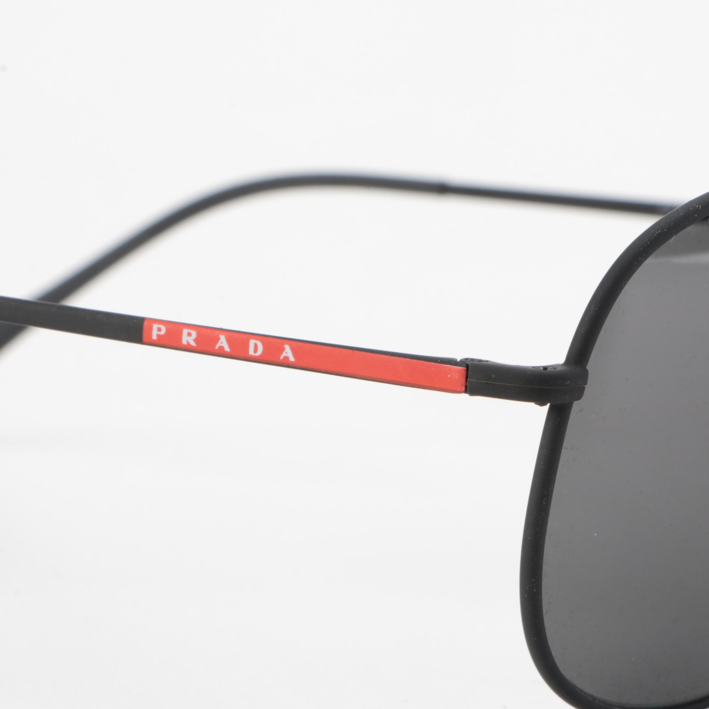 Prada SPS 55U Linea Rossa Aviators