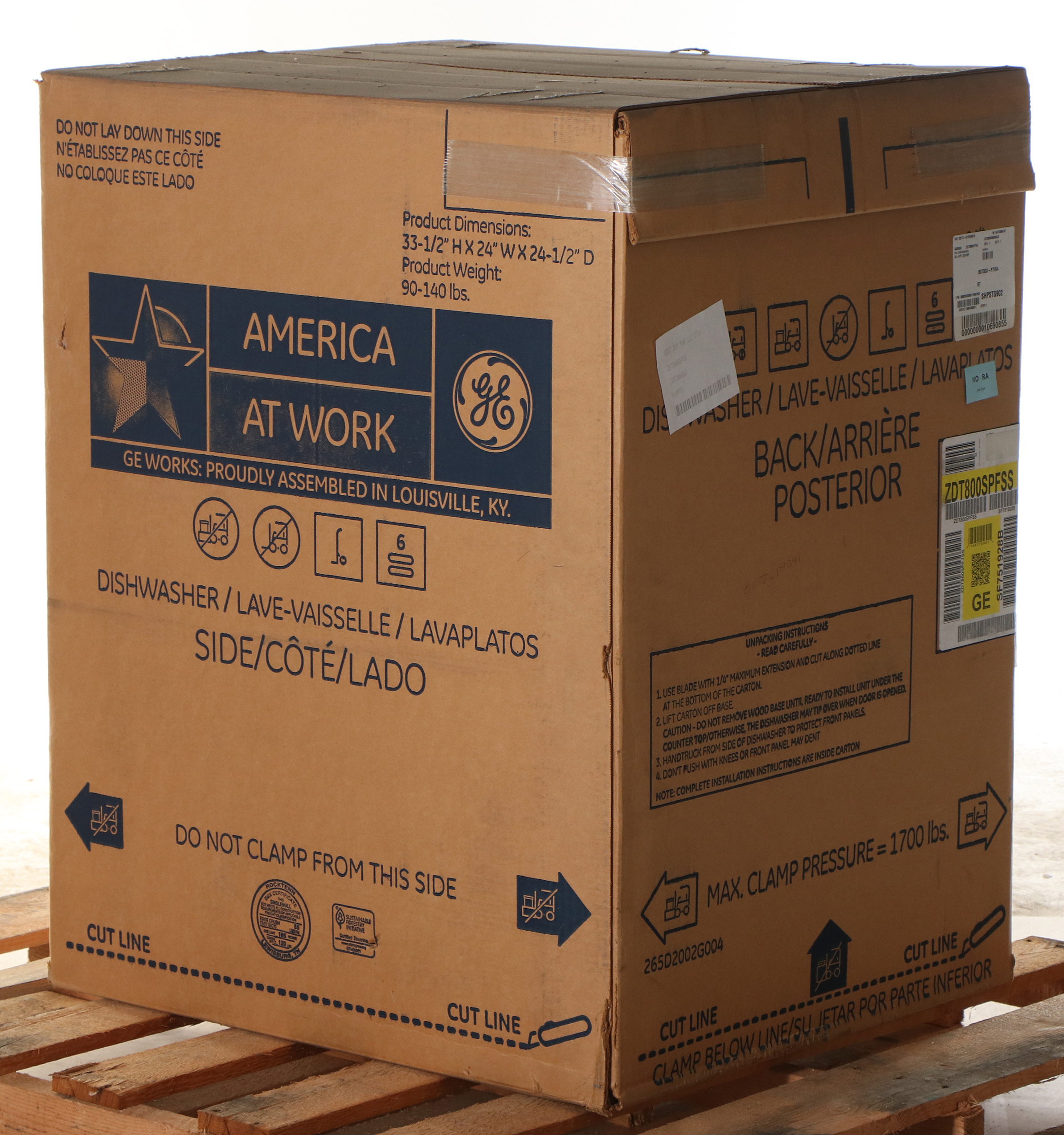 Monogram Stainless Steel 24" Fully Integrated Built-In Dishwasher