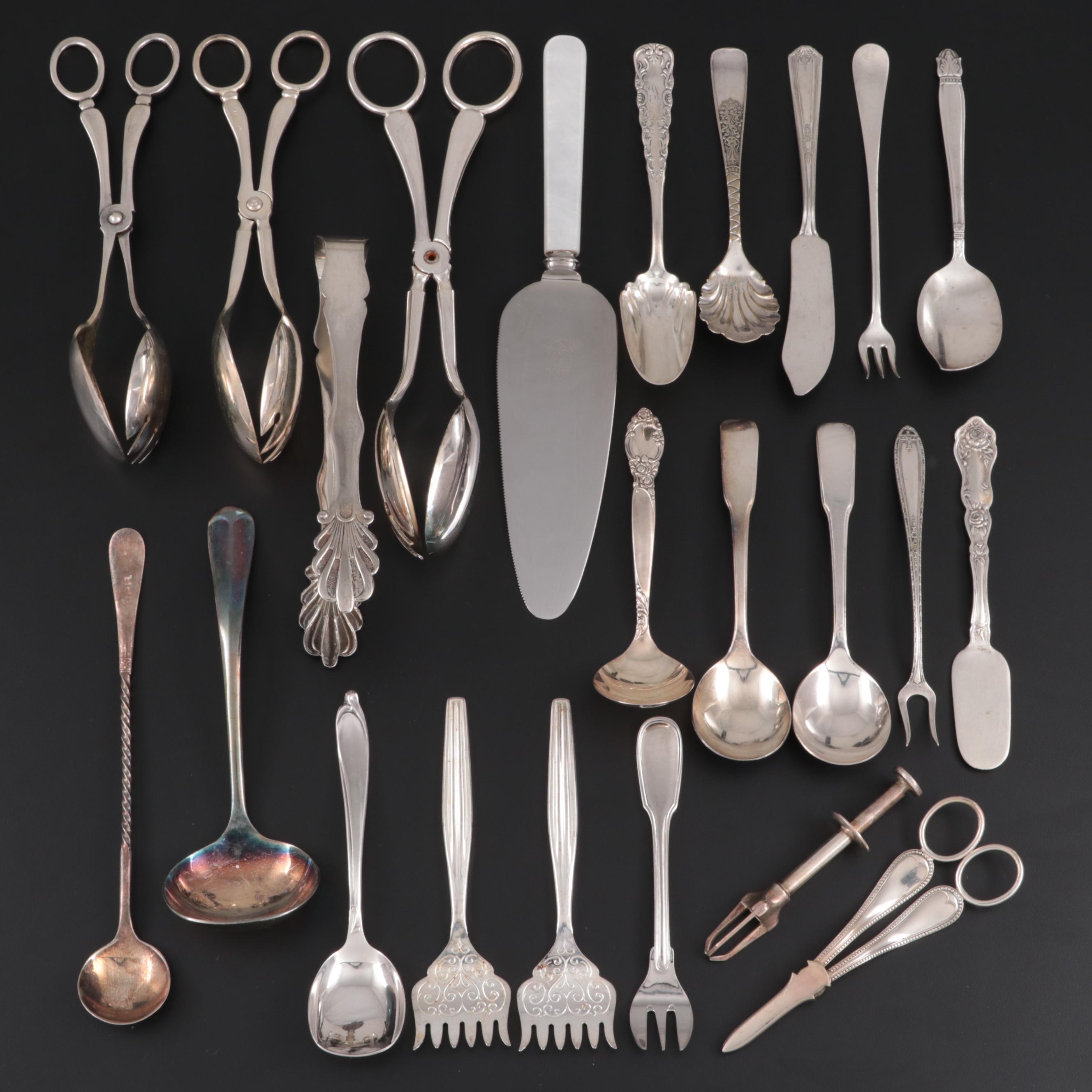 Rogers Bros, International Silver and Other Silver Plate Serving Utensils