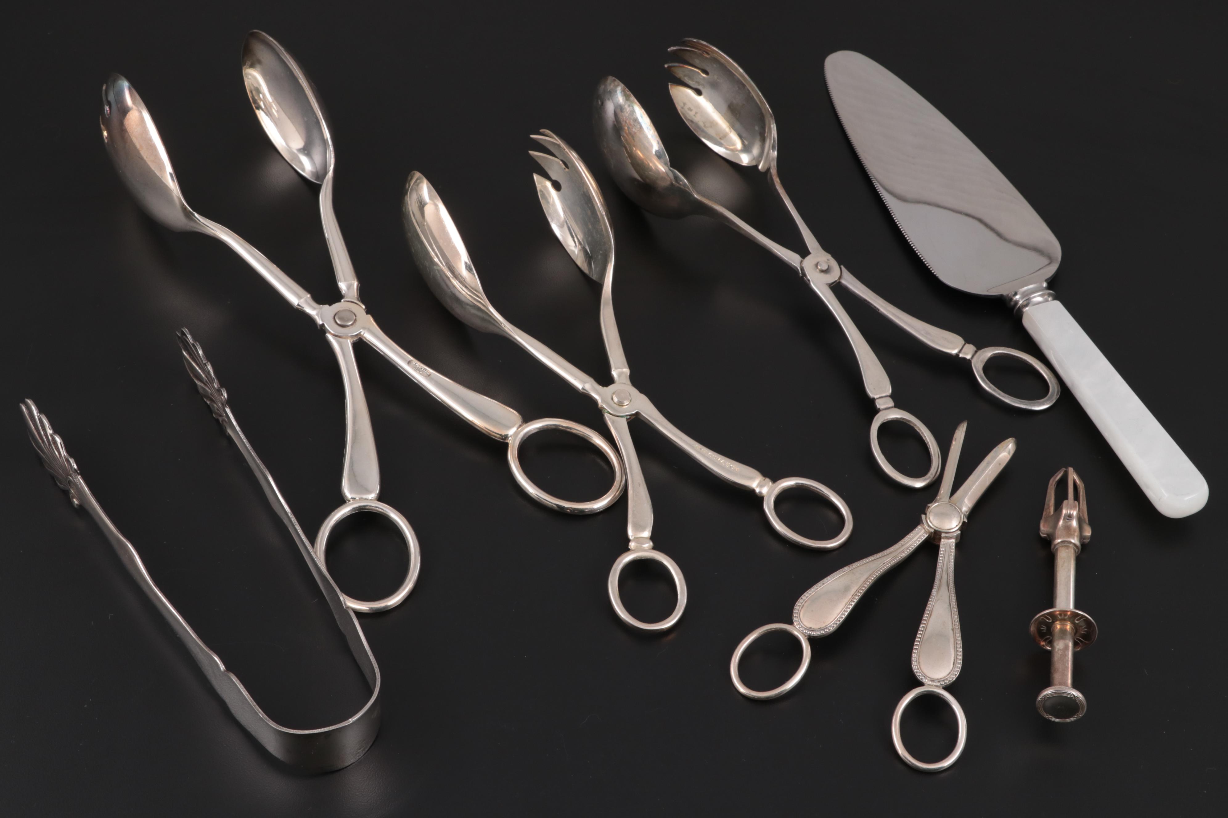 Rogers Bros, International Silver and Other Silver Plate Serving Utensils