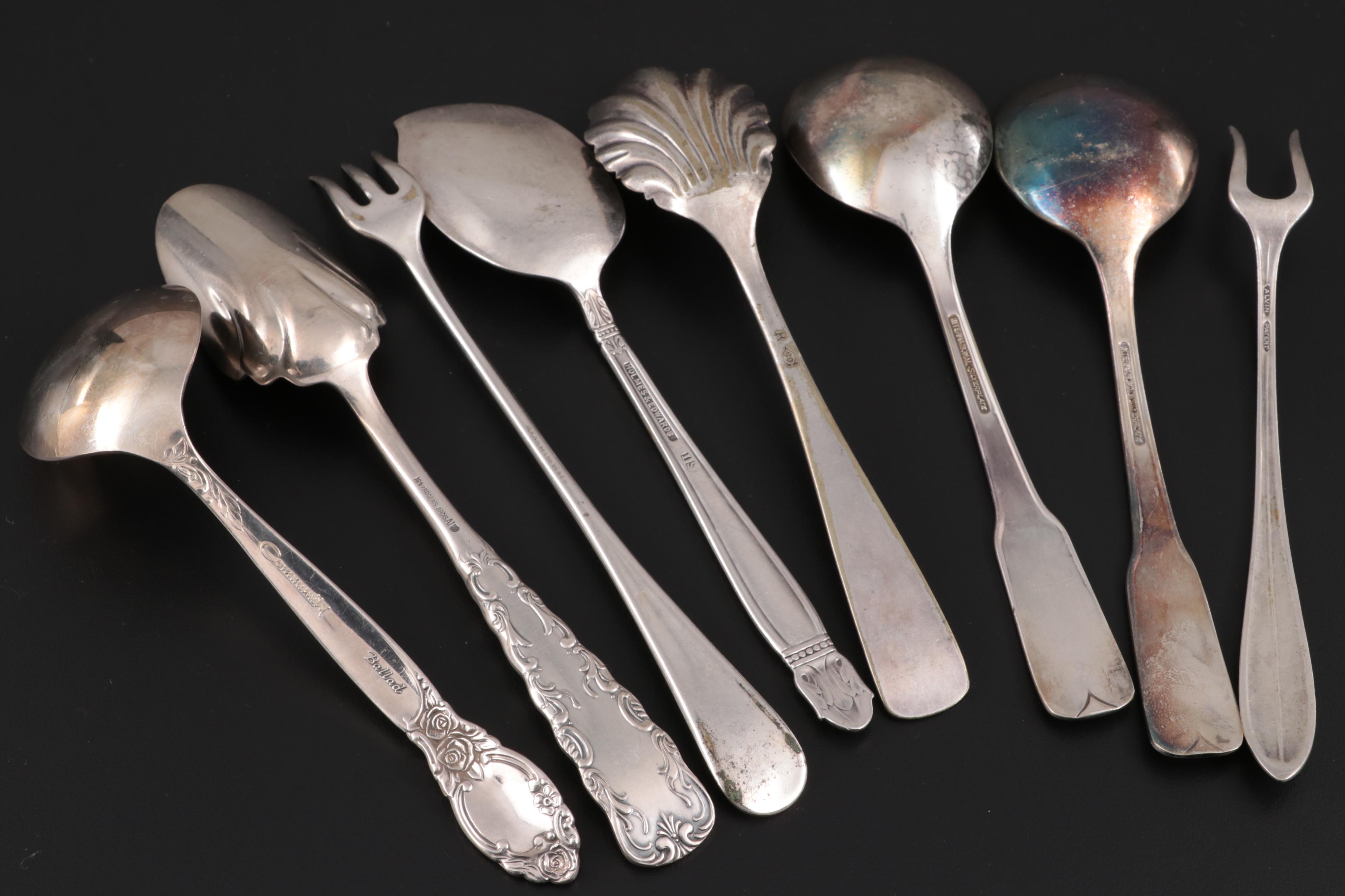 Rogers Bros, International Silver and Other Silver Plate Serving Utensils
