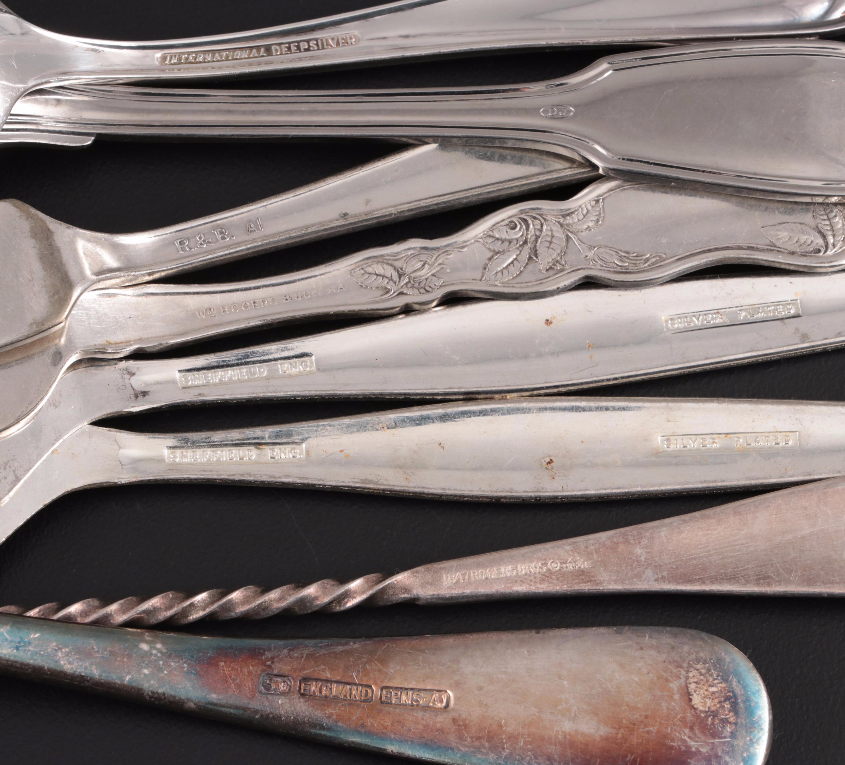 Rogers Bros, International Silver and Other Silver Plate Serving Utensils