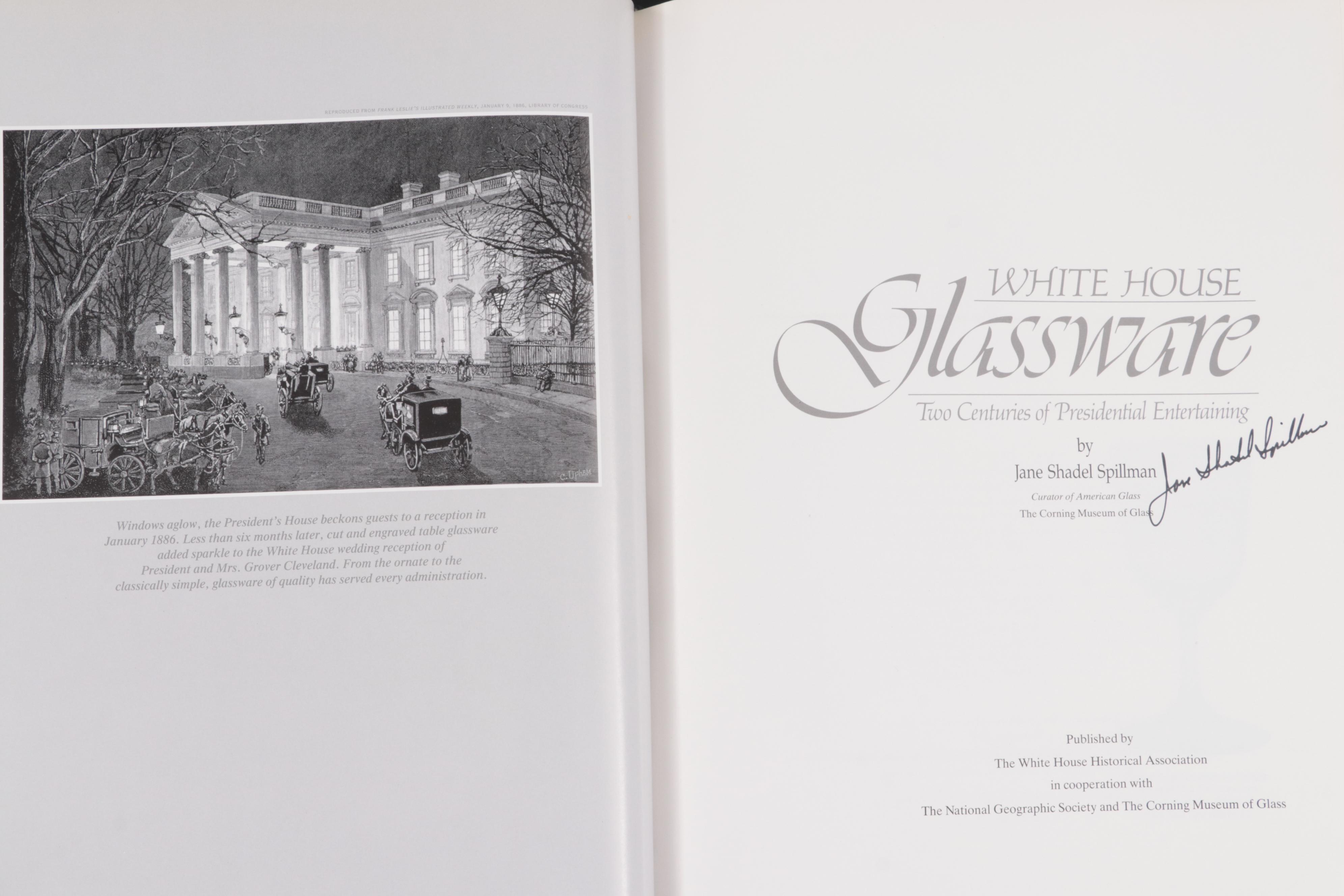 Steuben Etched Glassware for "USS Williamsburg" Presidential Yacht, Mid-20th C.