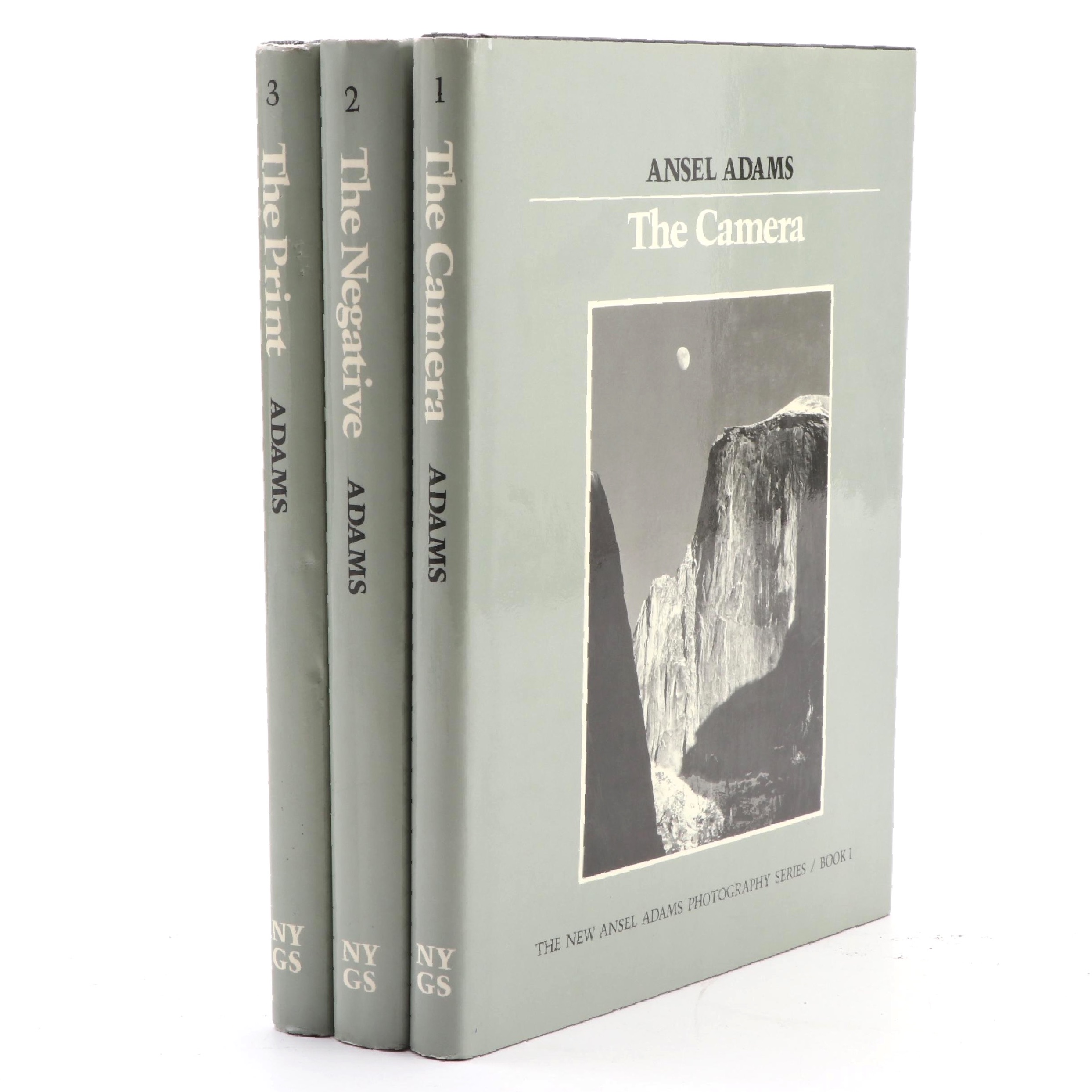 "The Negative," "The Camera," and "The Print" Ansel Adams Book Collection