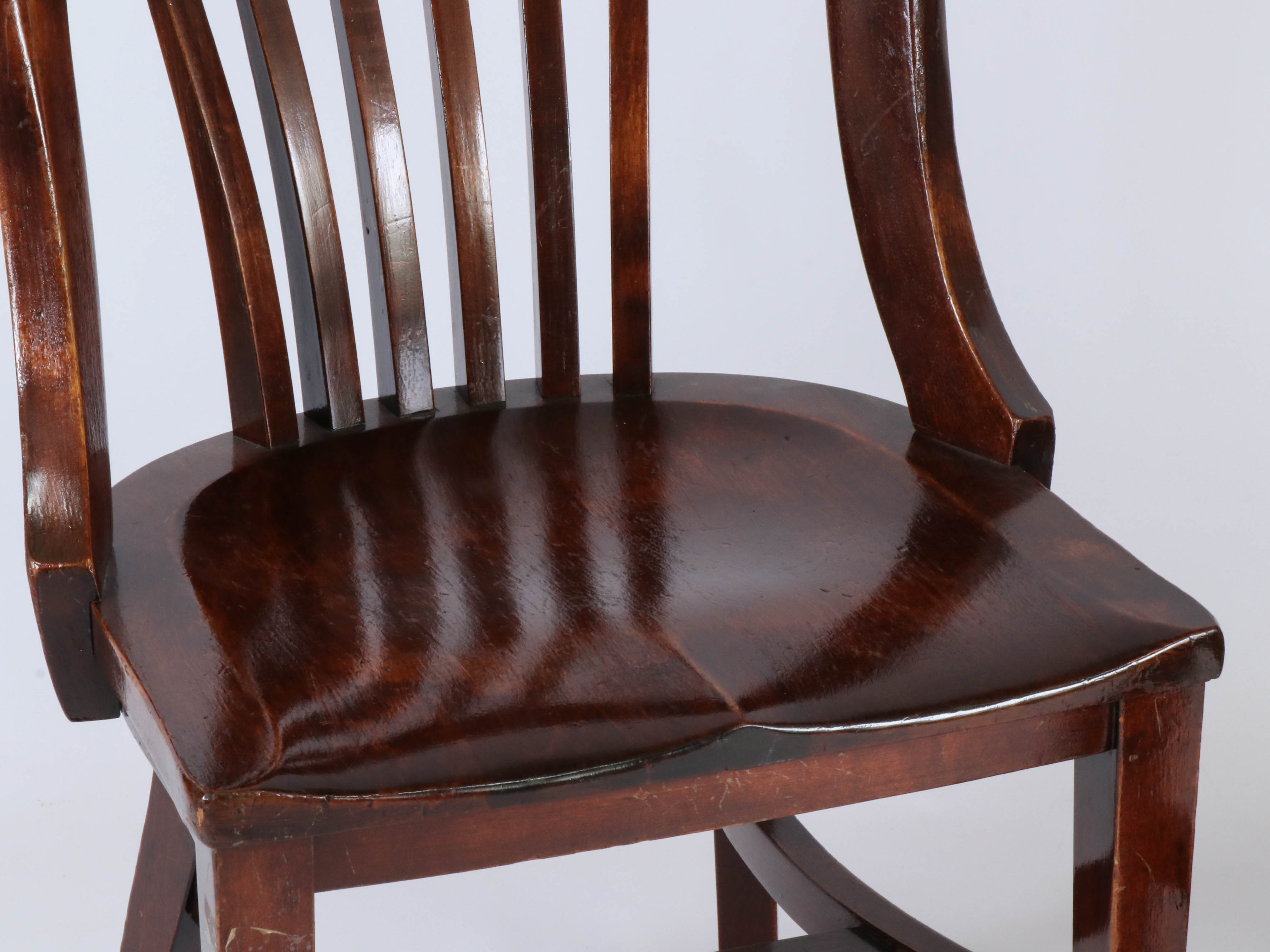 B.L. Marble Chair Co. Oak Office Chairs, 20th Century