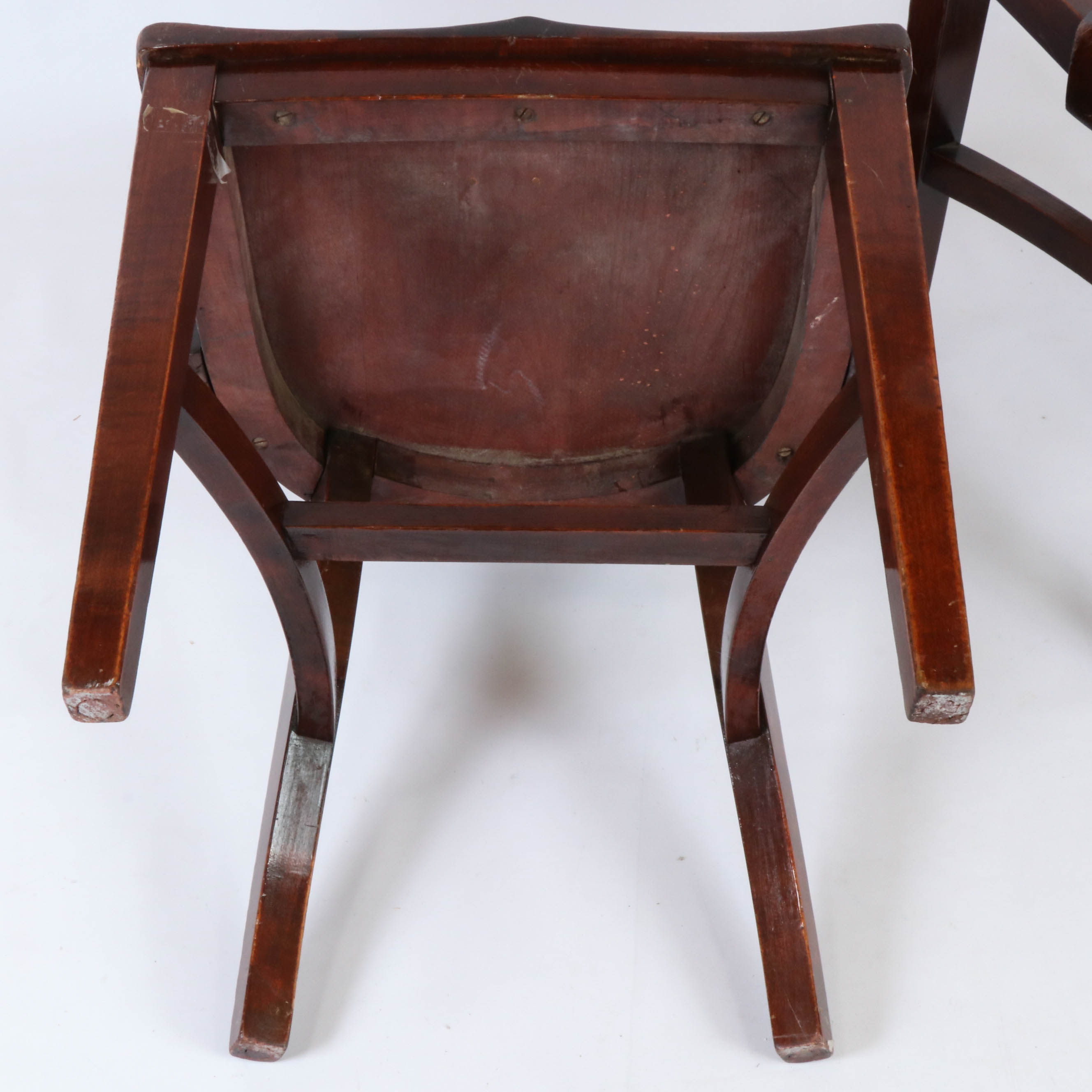 B.L. Marble Chair Co. Oak Office Chairs, 20th Century