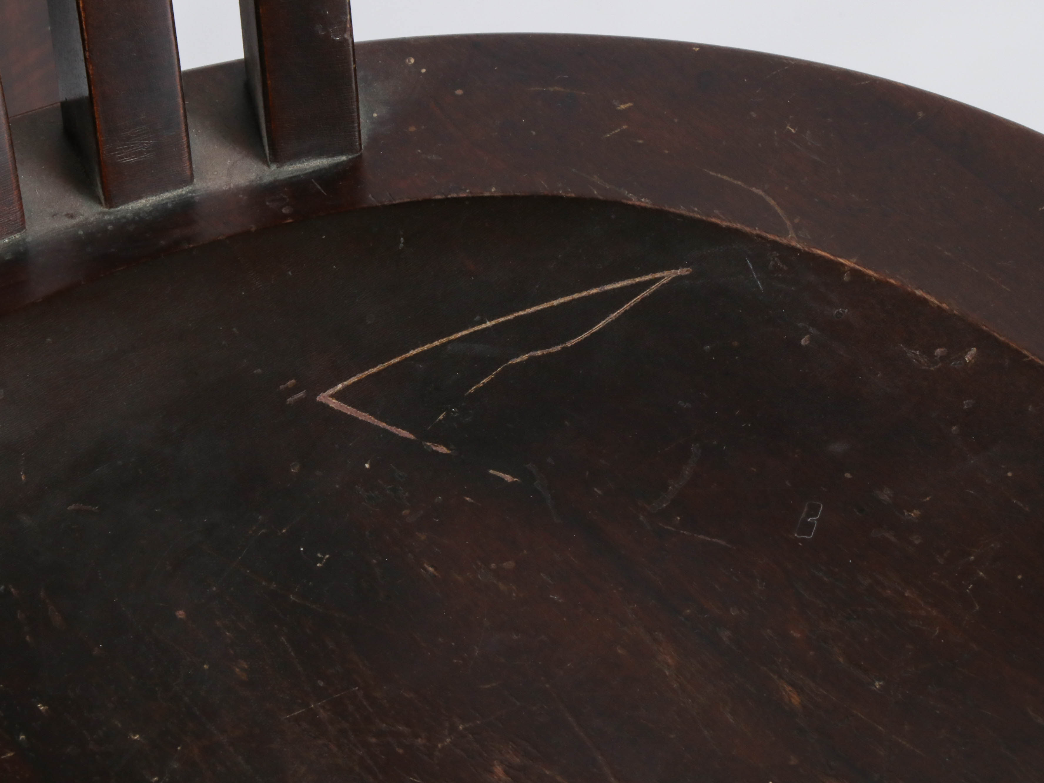 B.L. Marble Chair Co. Oak Office Armchairs, 20th Century