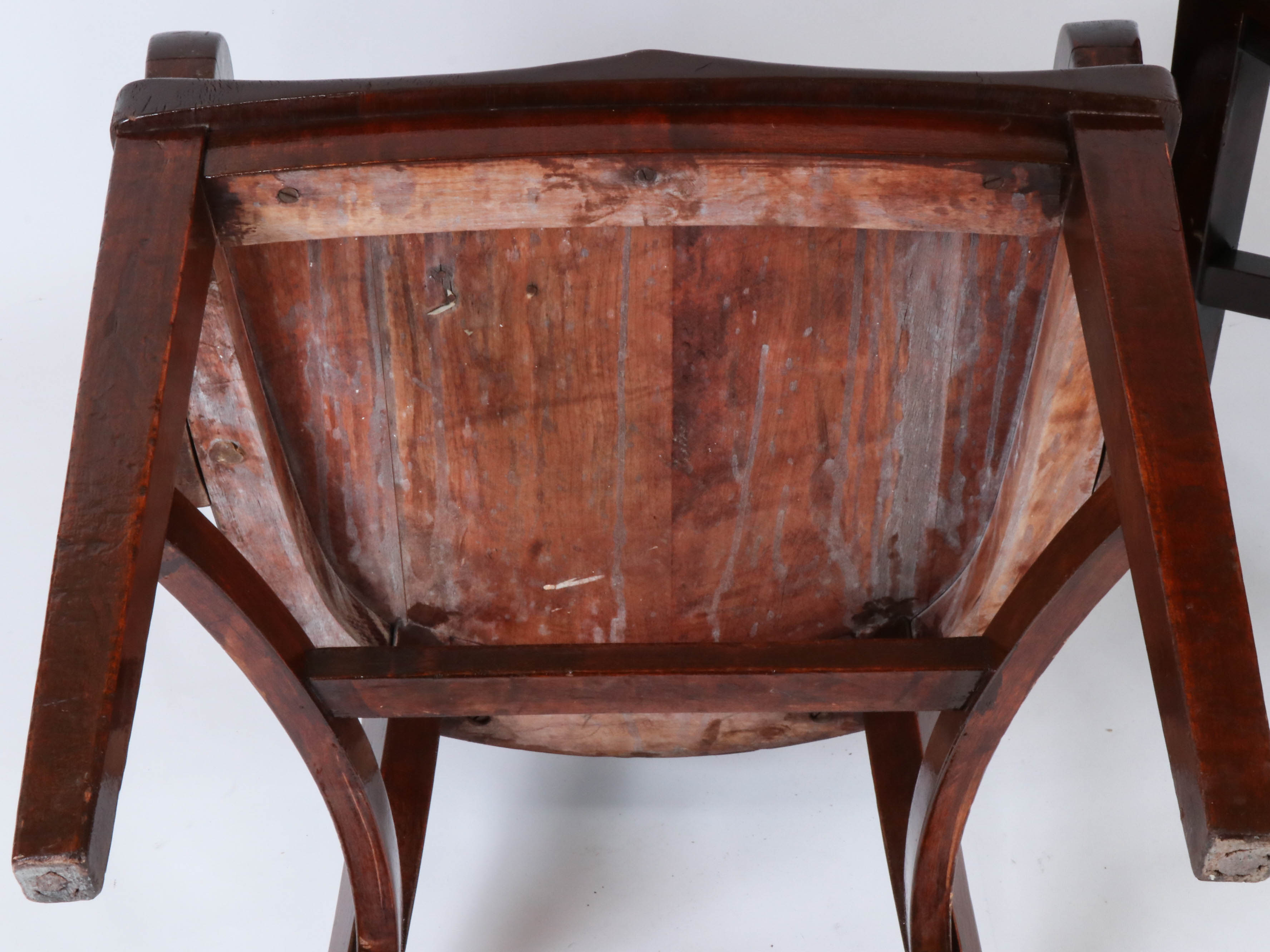 B.L. Marble Chair Co. Oak Office Armchairs, 20th Century