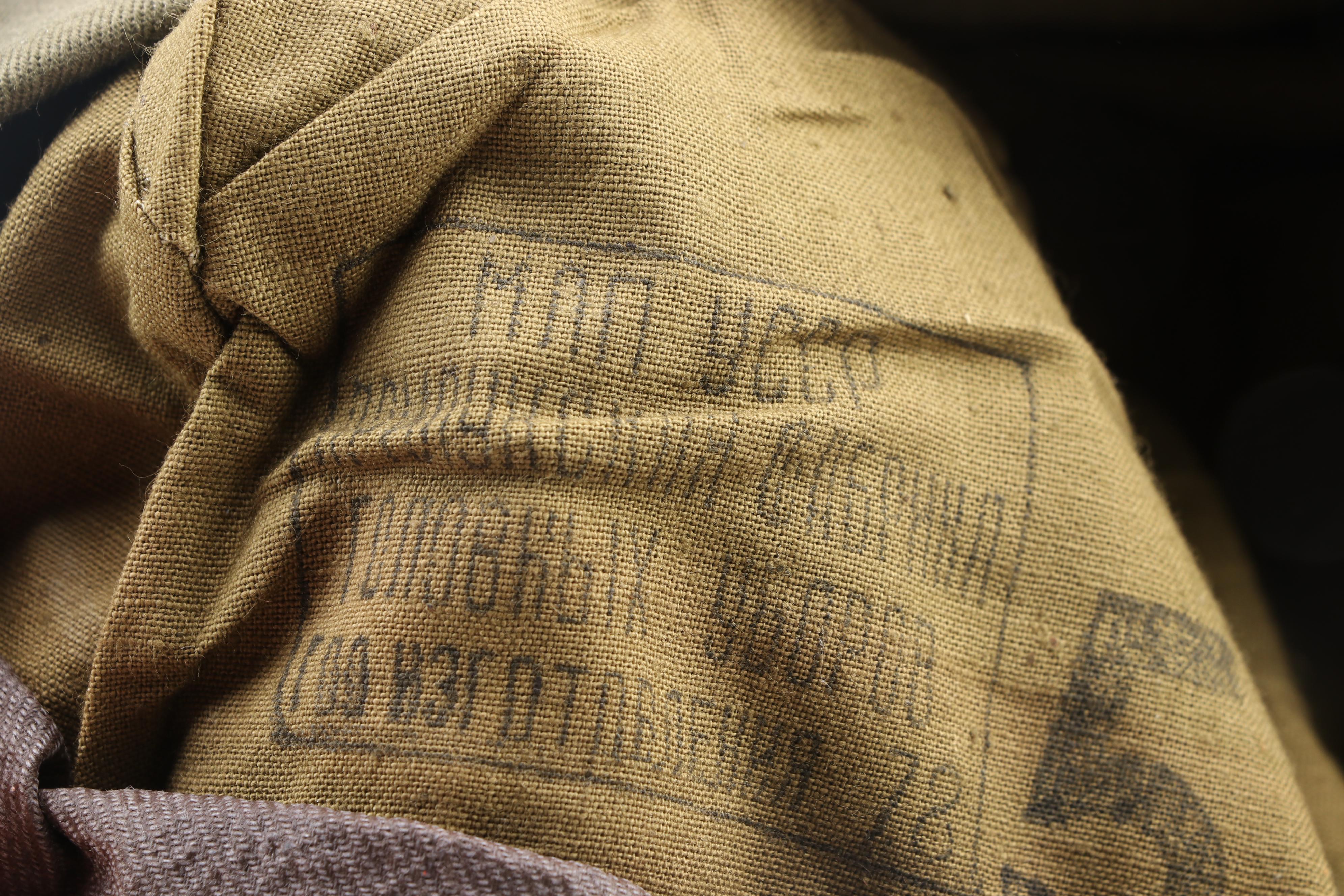 Russian Military Pilotka Garrison Cap with Medals, Patches, and Collar Tabs