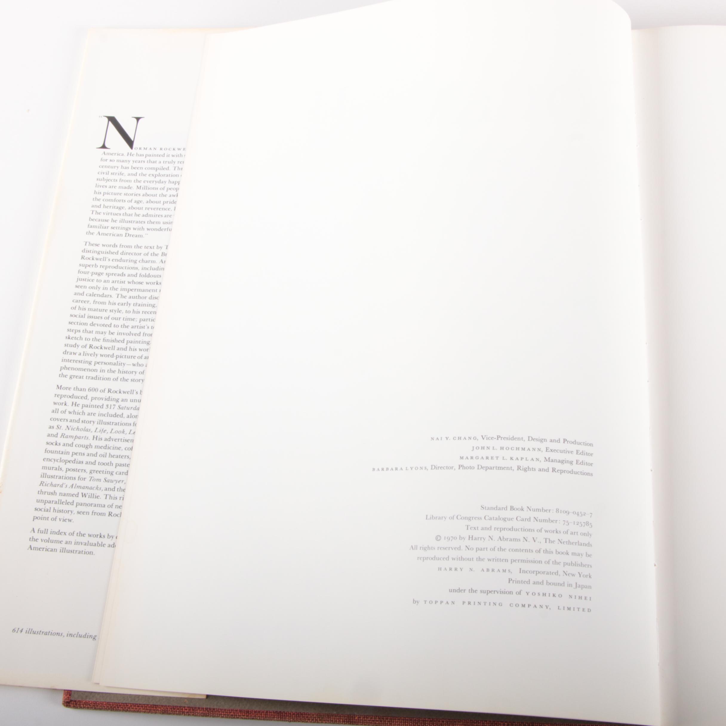 "Norman Rockwell: Artist and Illustrator" by Thomas S. Buechner, 1970