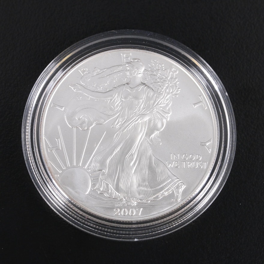 2007-W American Silver Eagle Bullion Coin