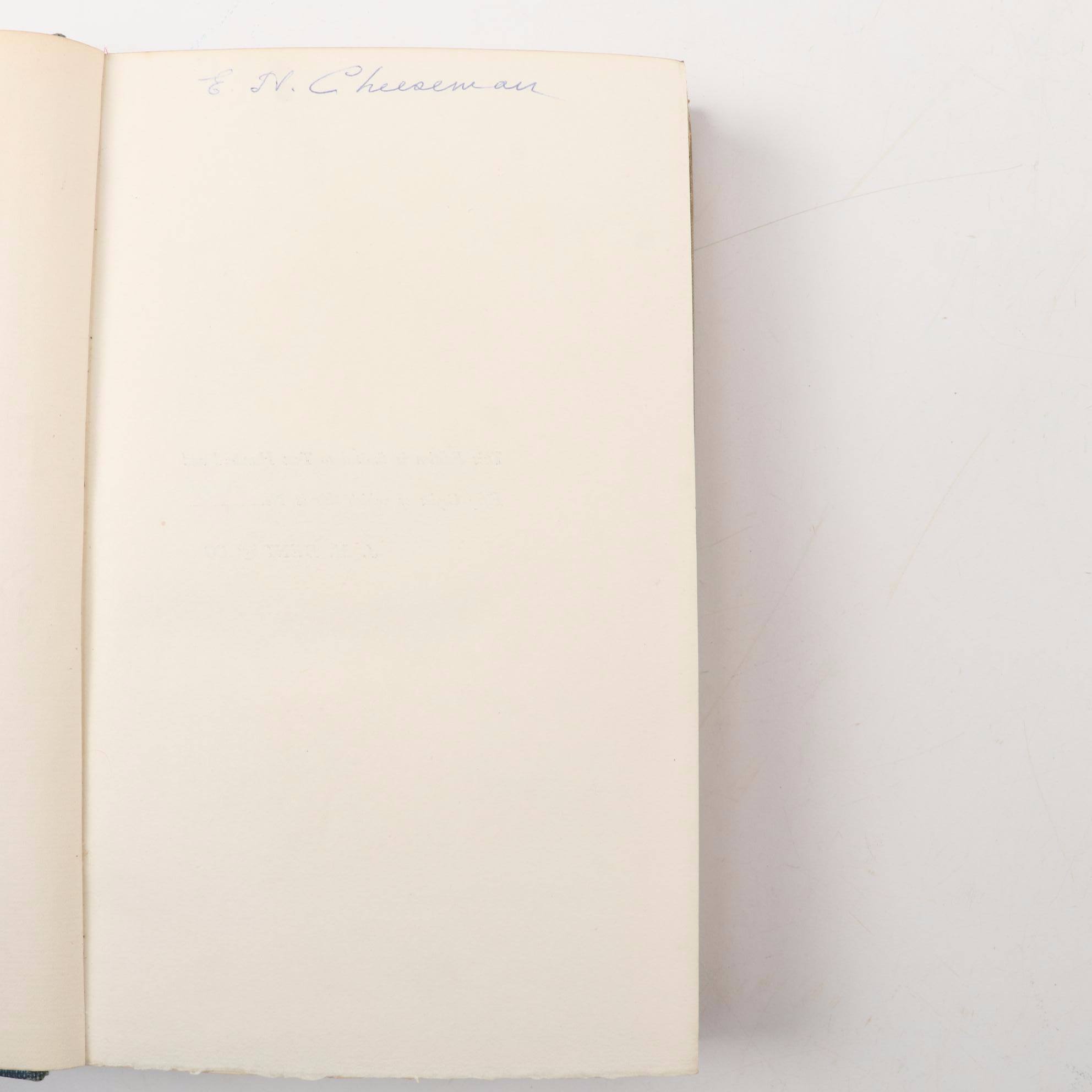 Limited Edition "Poet at the Breakfast Table" by Oliver Wendell Holmes and More