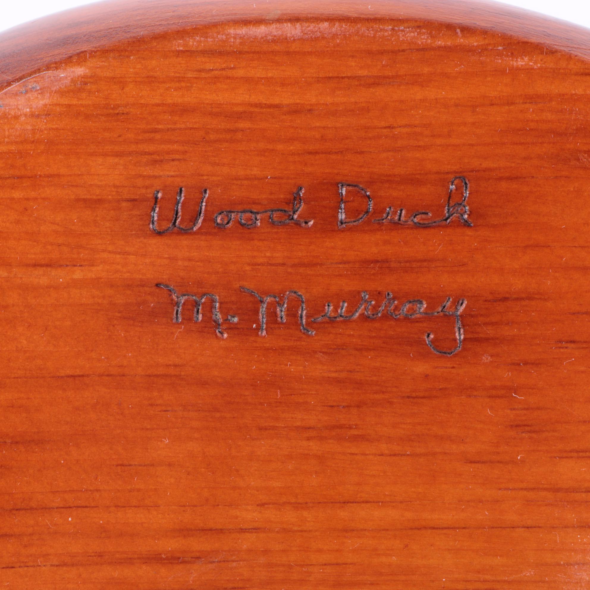 M. Murray "Golden Eye", "Bufflehead", and "Wood Duck" Decoys