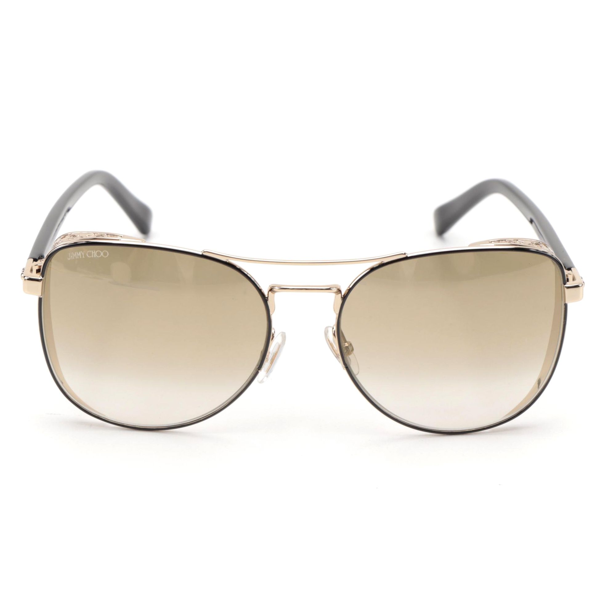 Jimmy Choo Sheena Aviator Style Sunglasses with Case