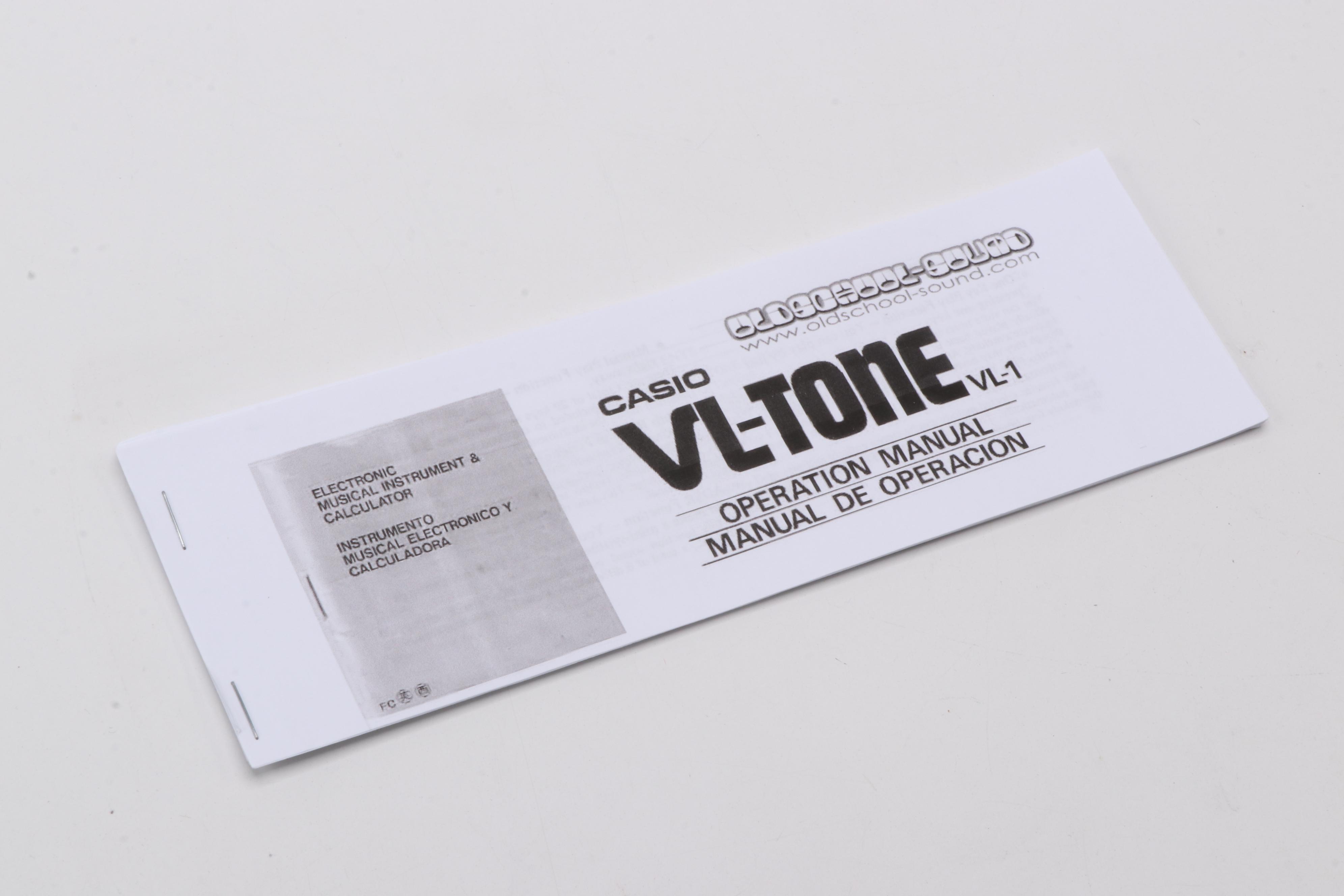 Casio VL-Tone Synthesizer with Soft Case