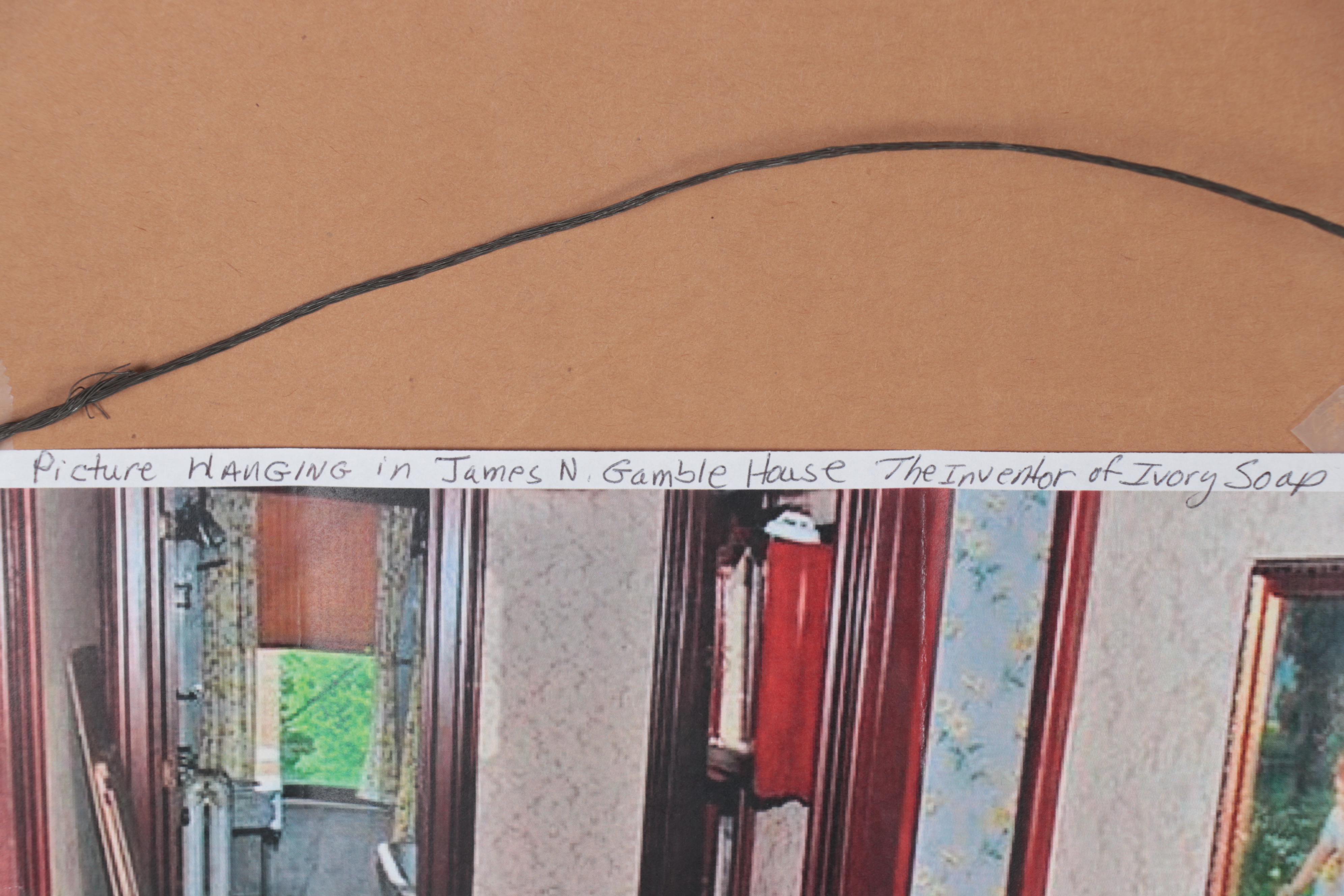 Color Collotype after Simon Glücklich of Young Child Picking Flowers