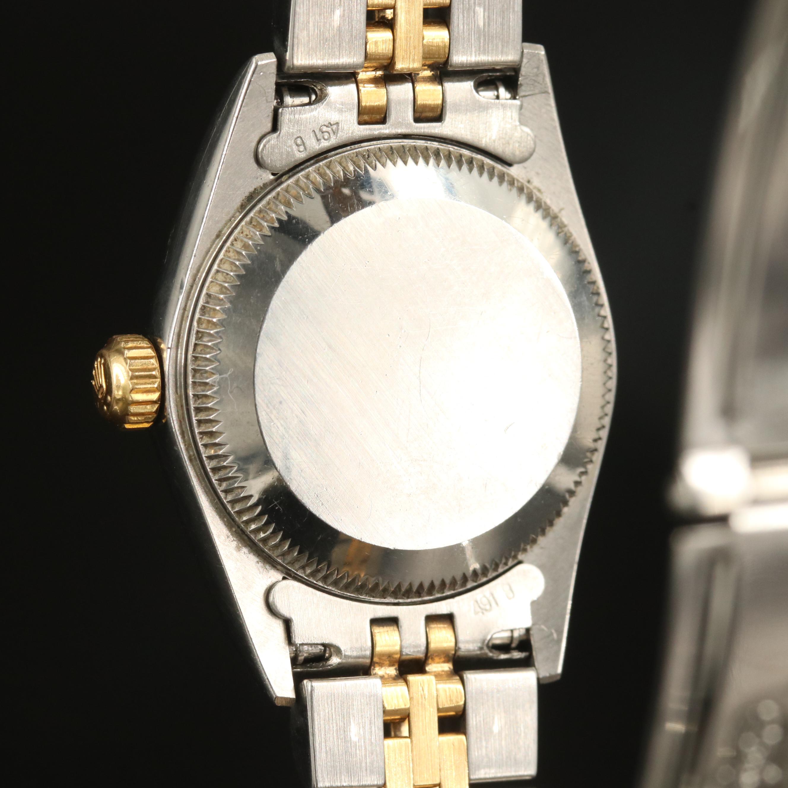 2001 Rolex "Oyster Perpetual" 18K and Stainless Steel Watch