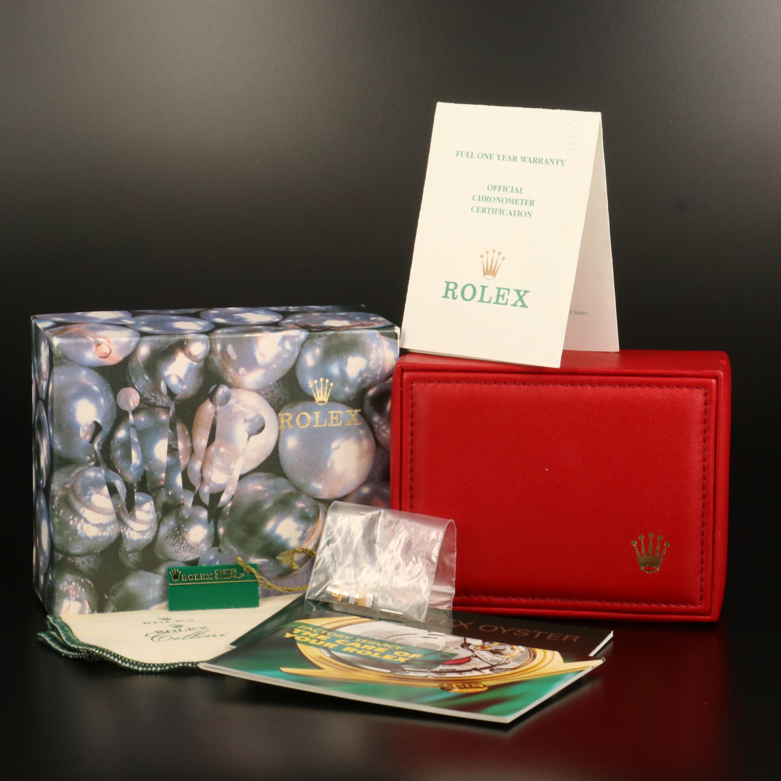 2001 Rolex "Oyster Perpetual" 18K and Stainless Steel Watch