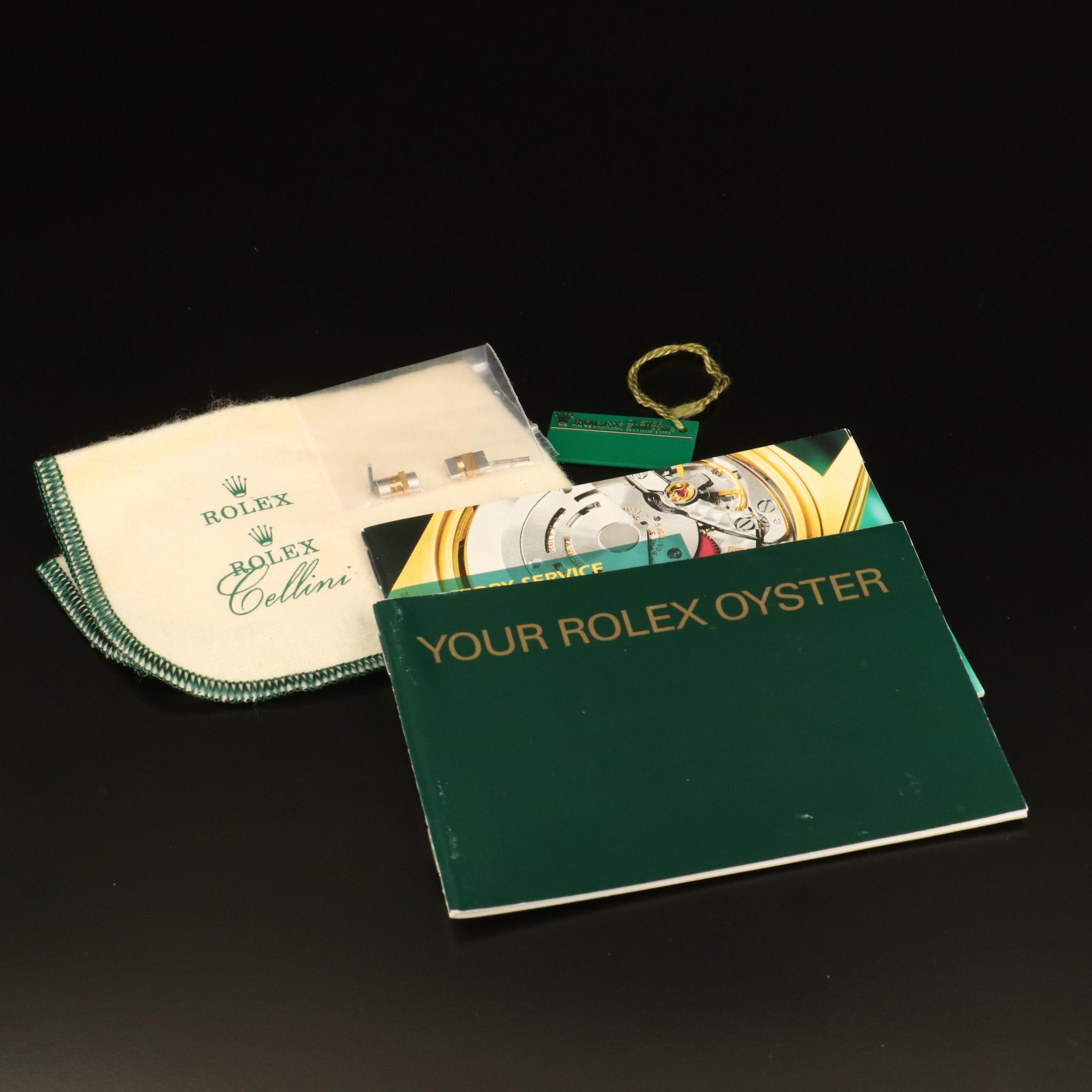 2001 Rolex "Oyster Perpetual" 18K and Stainless Steel Watch