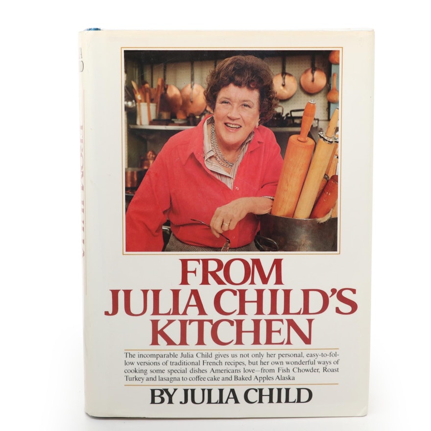 Signed Seventh Printing "From Julia Child's Kitchen" by Julia Child, 1990