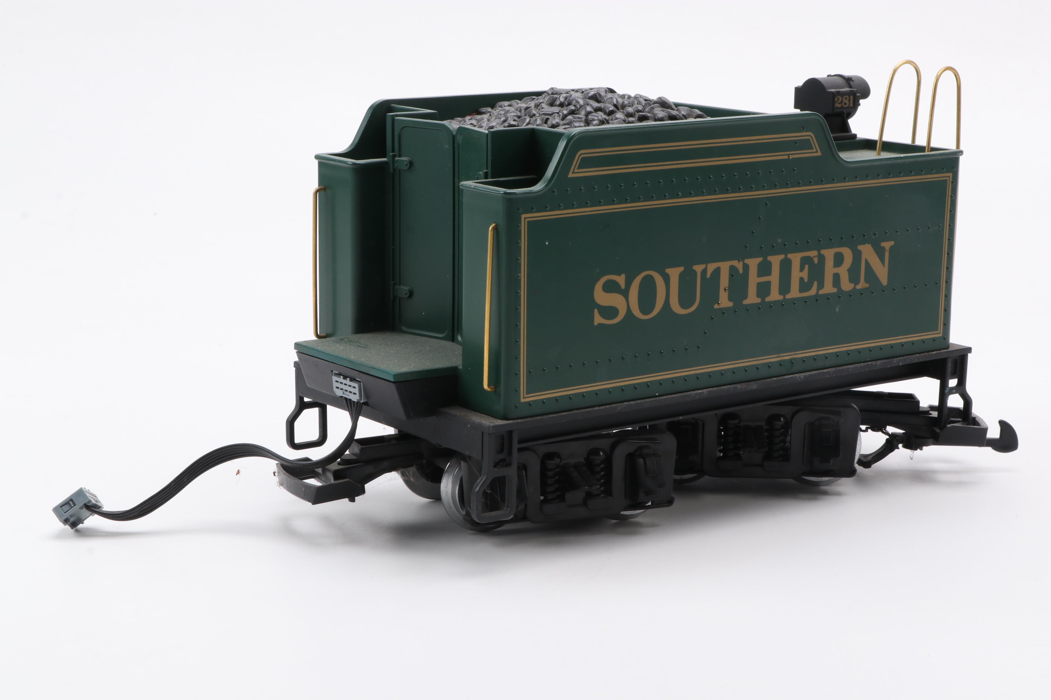 LGB Locomotive and Tender Car "Southern 281," Late 20th Century