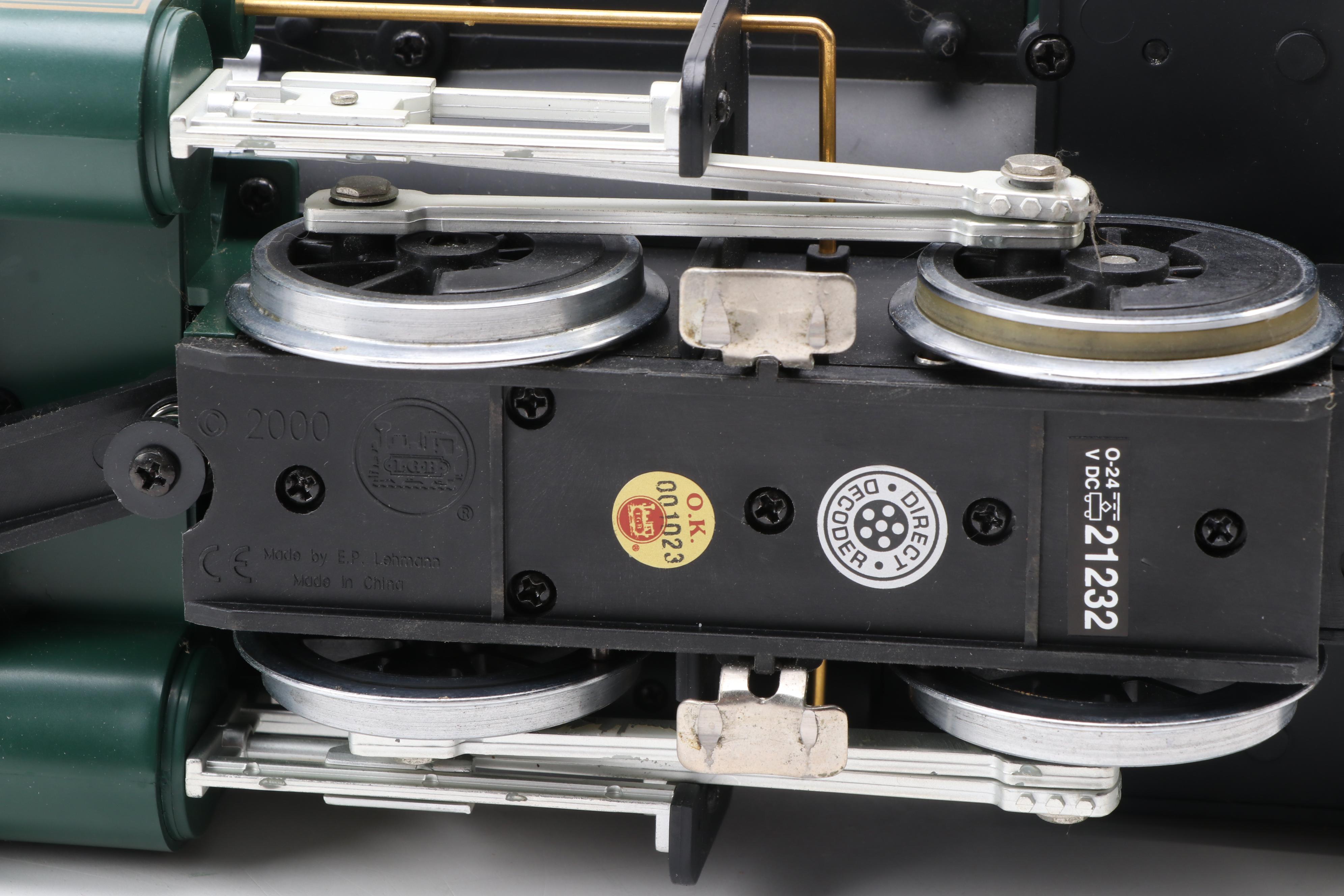 LGB Locomotive and Tender Car "Southern 281," Late 20th Century