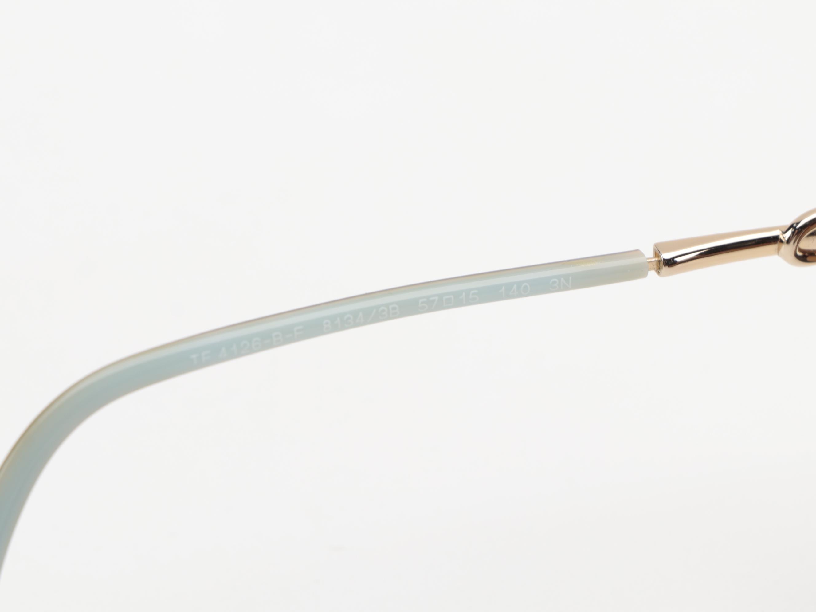 Tiffany & Co. TF 4126BF Havana Butterfly Prescription Polarized Sunglasses