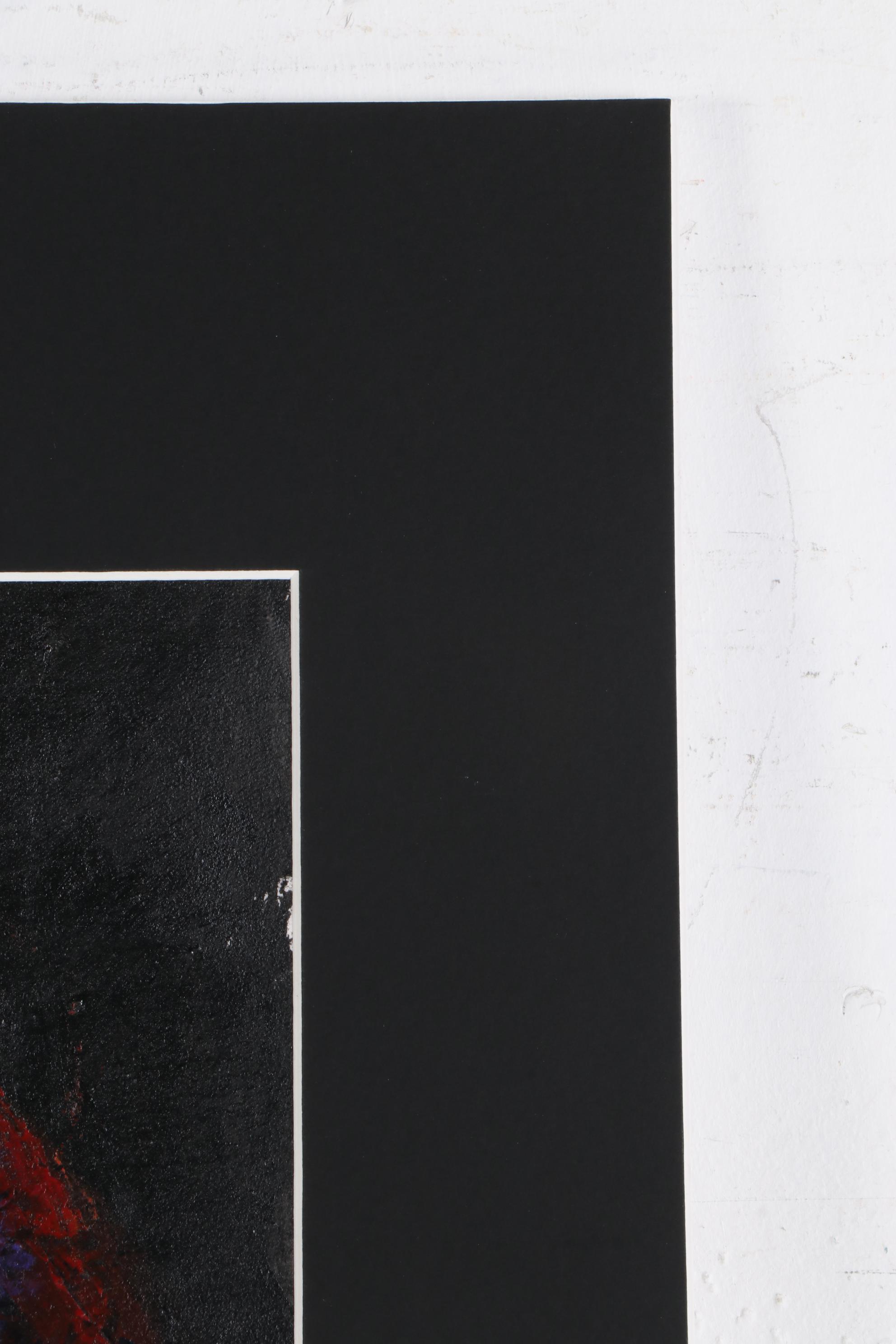 Samson Toba Oladosu Portrait Acrylic Painting of Figure in Sunglasses, 2020