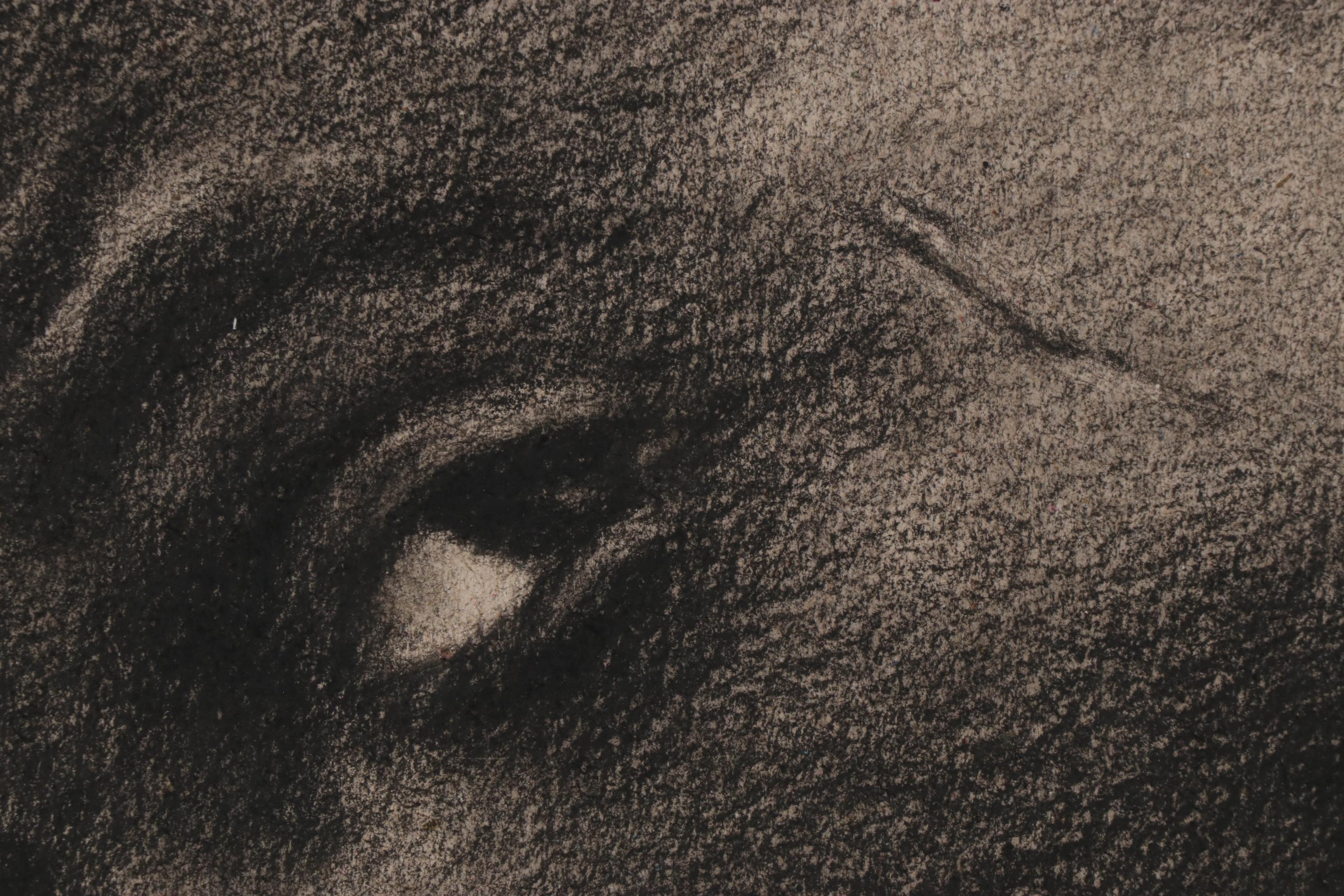 Williams Sunday Portrait Charcoal Drawing "Oyesola Emmanuel," 2020