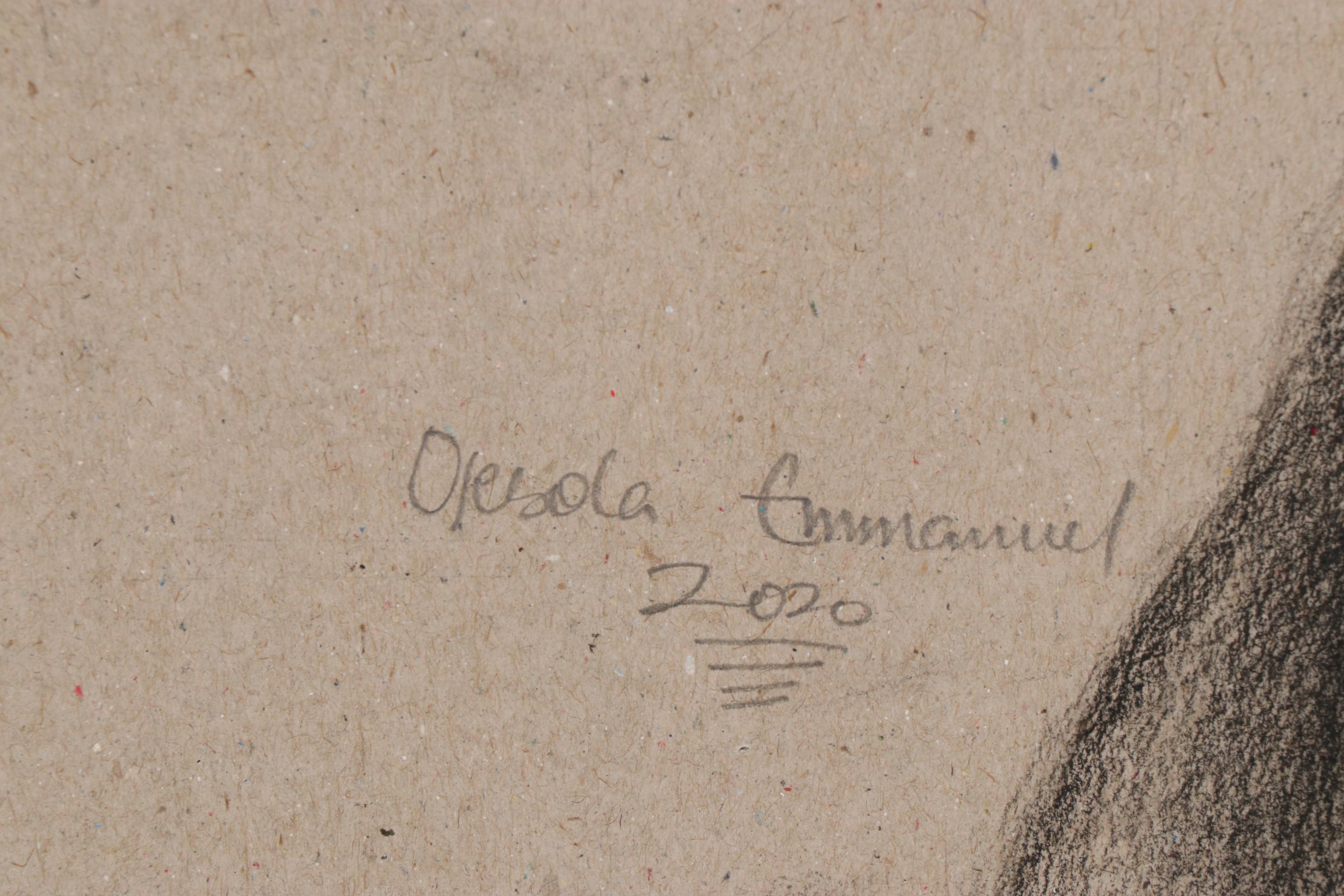 Williams Sunday Portrait Charcoal Drawing "Oyesola Emmanuel," 2020