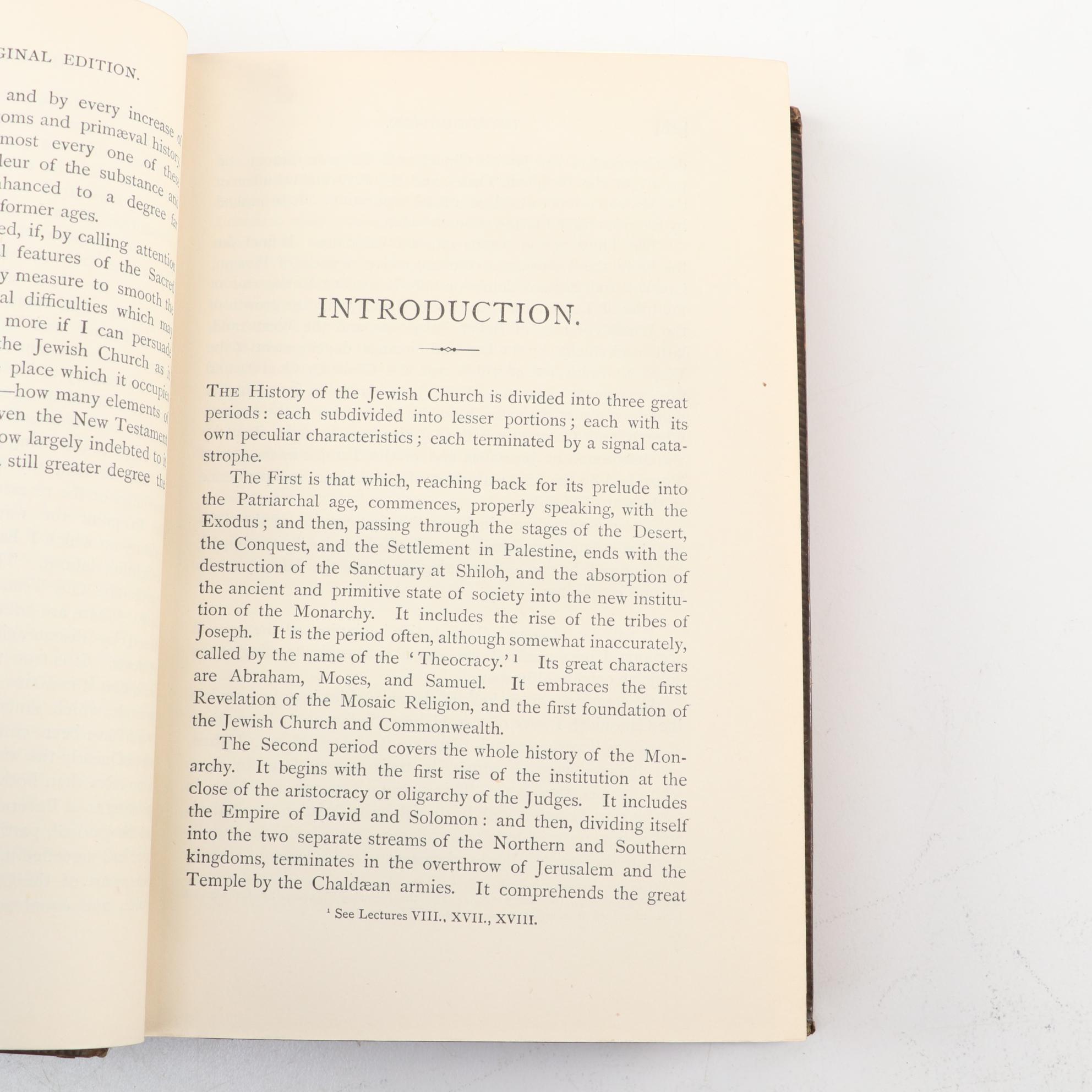 "The History of the Jewish Church" by Arthur Penrhyn Stanley, 1883