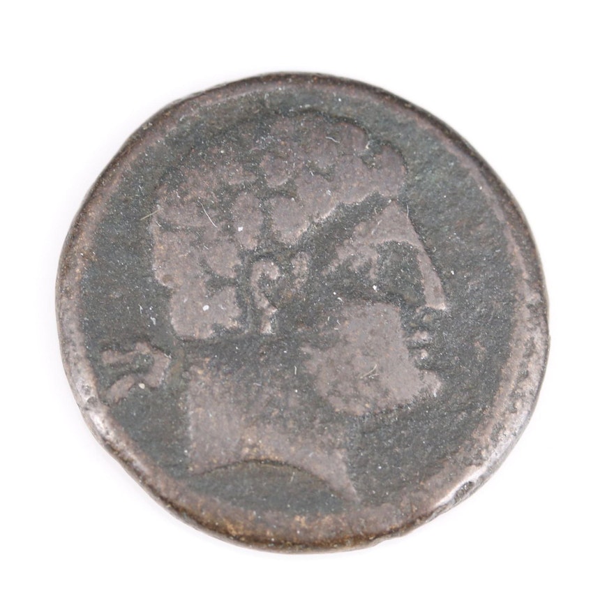 Ancient Osca, Spain AE23 Coin, ca. 150 BC