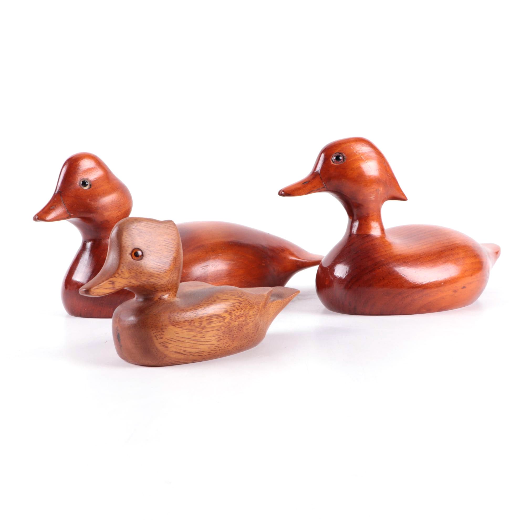 M. Murray "Golden Eye", "Bufflehead", and "Wood Duck" Decoys