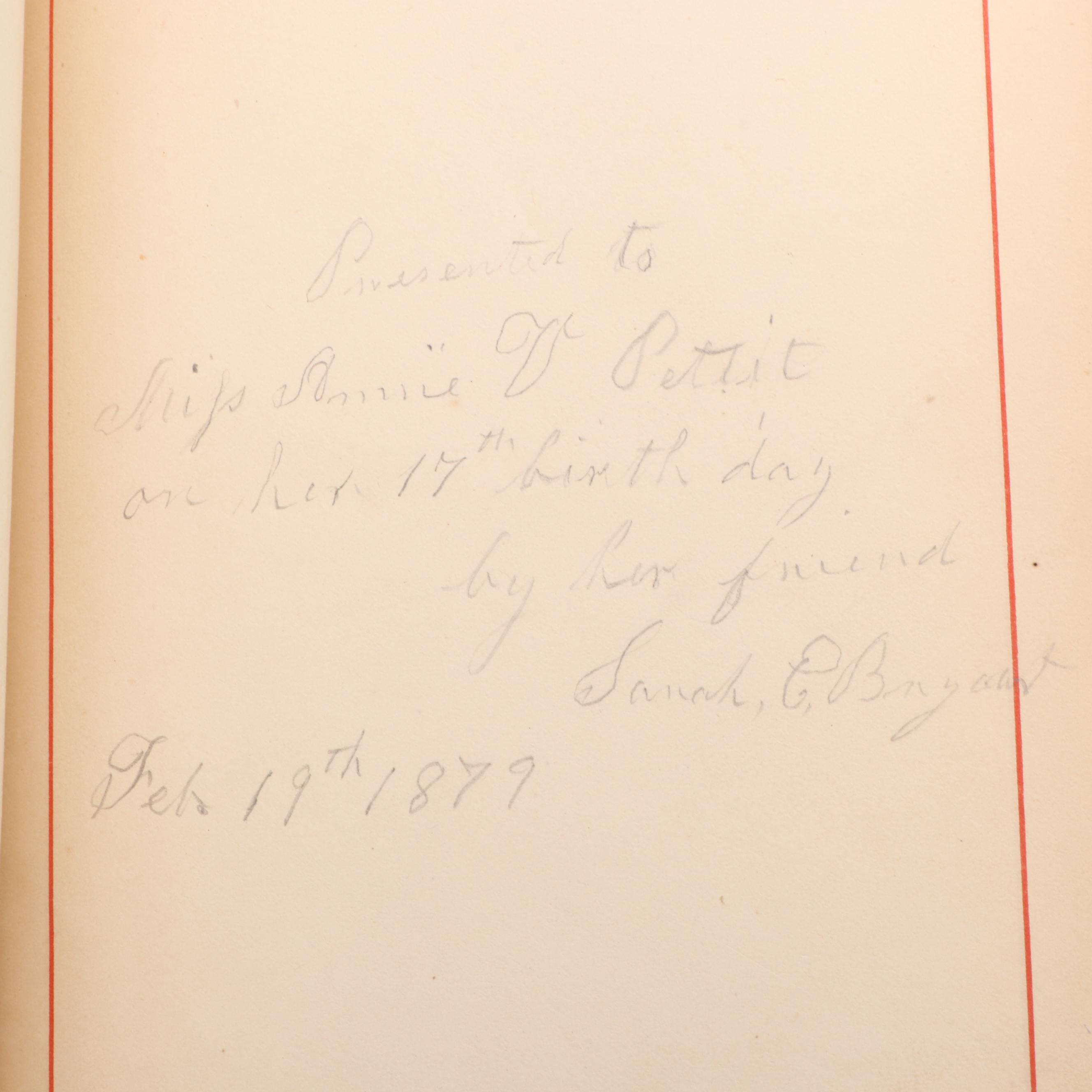 Illustrated "The Poetical Works of Alfred Tennyson," Late 19th Century