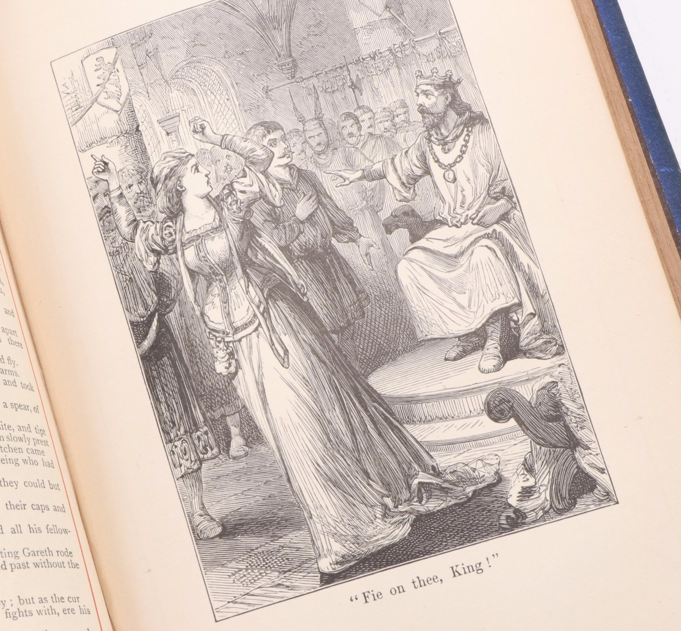 Illustrated "The Poetical Works of Alfred Tennyson," Late 19th Century