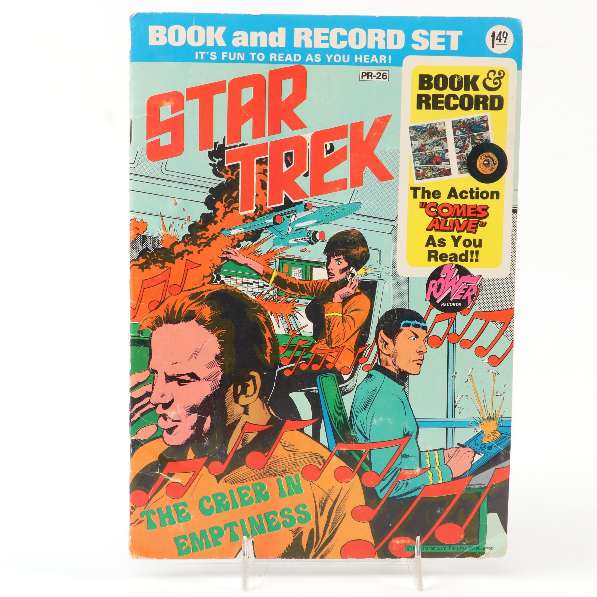 "Star Trek Blueprints," "Star Fleet Technical Manual," with Book and Record Set