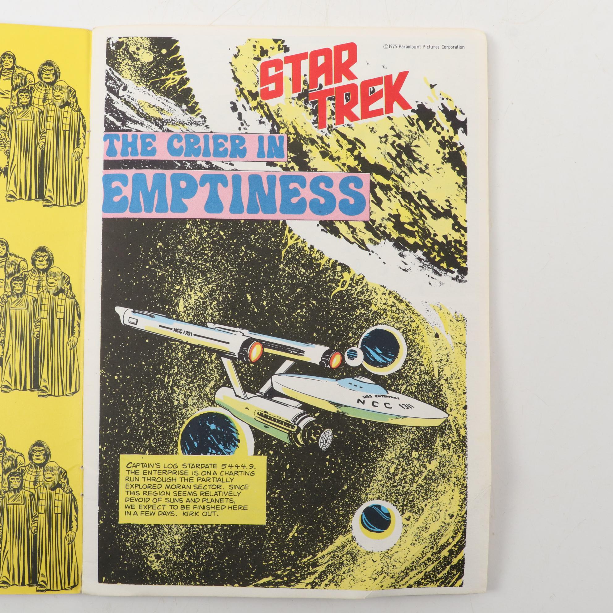 "Star Trek Blueprints," "Star Fleet Technical Manual," with Book and Record Set