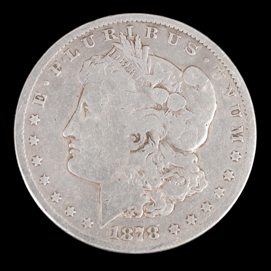 1878-CC Morgan Silver Dollar